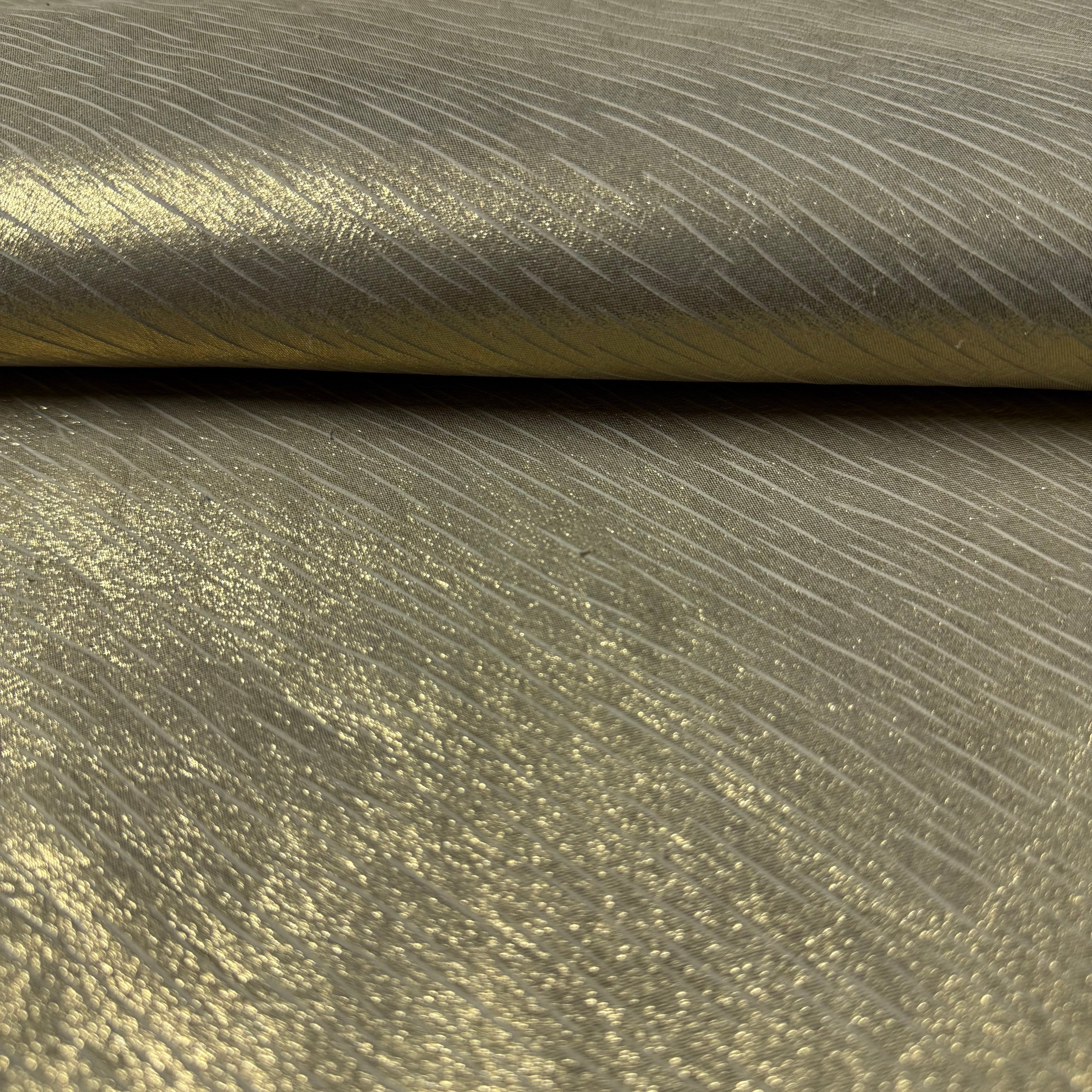 Metallic Shark Embossed Cow, 2.5 oz | Champagne