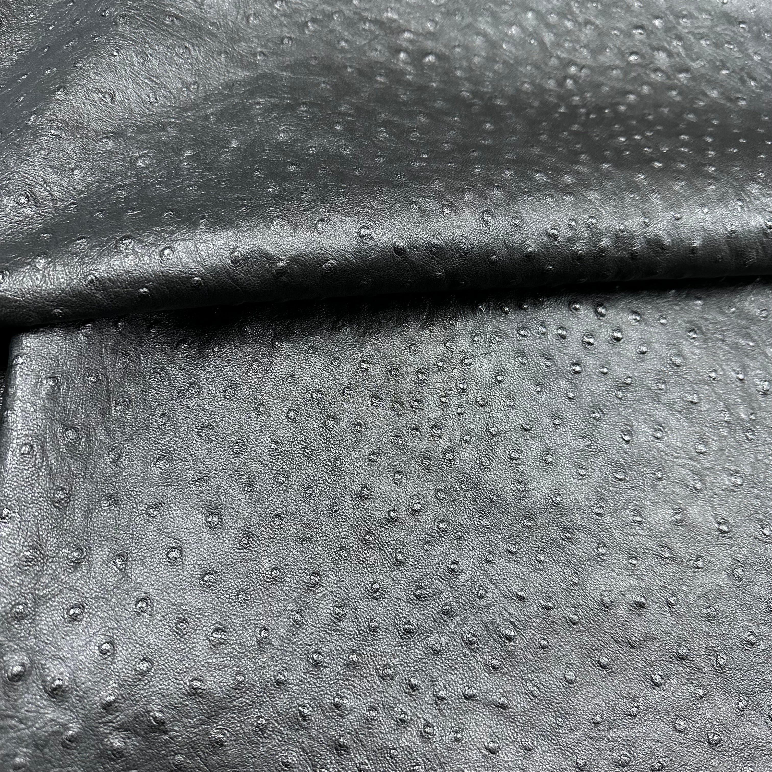 Ostrich Embossed Veg Tan Lamb, 2.5 oz | 3 Colors