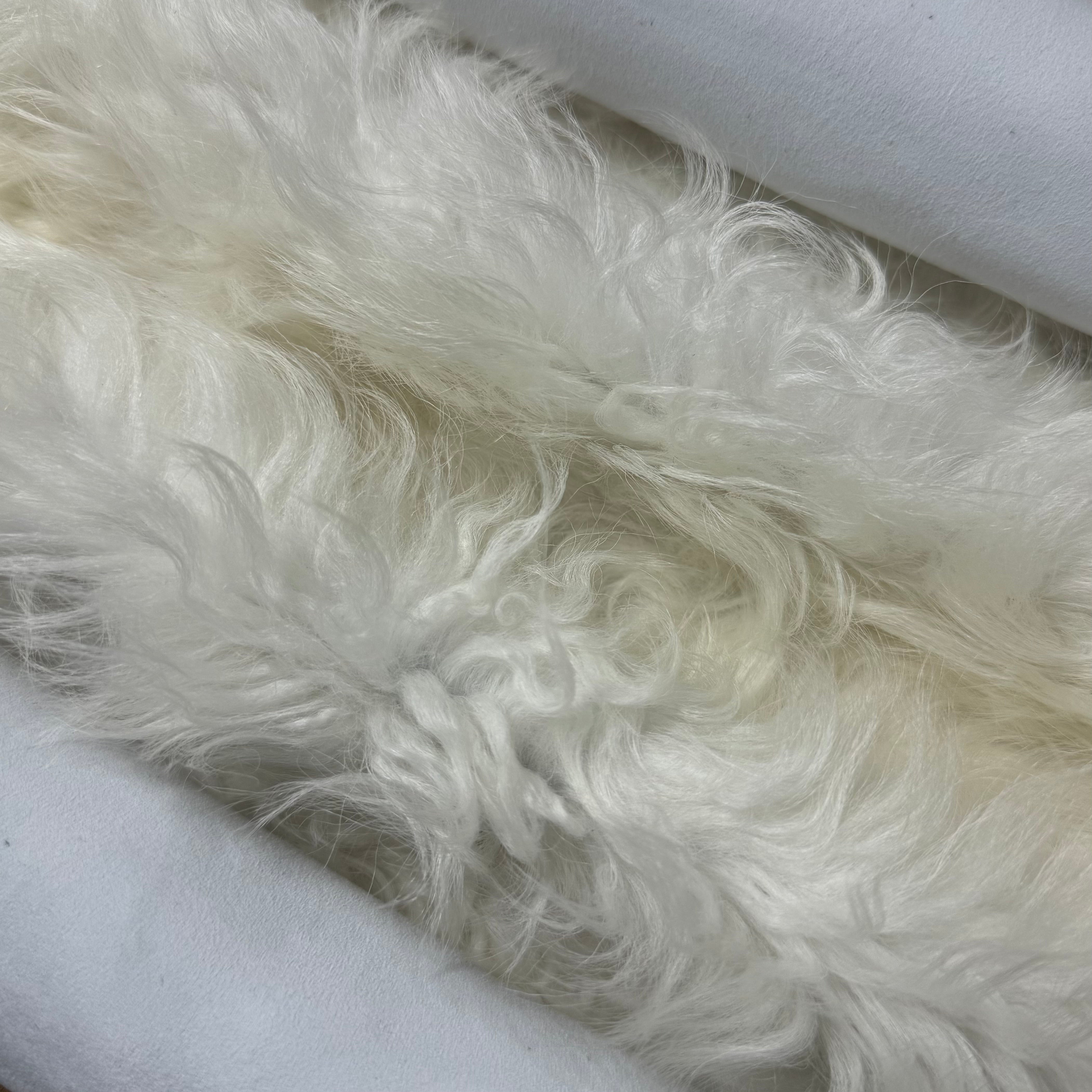 Curly Tigrado Shearling, Suede Back - 3 Colors