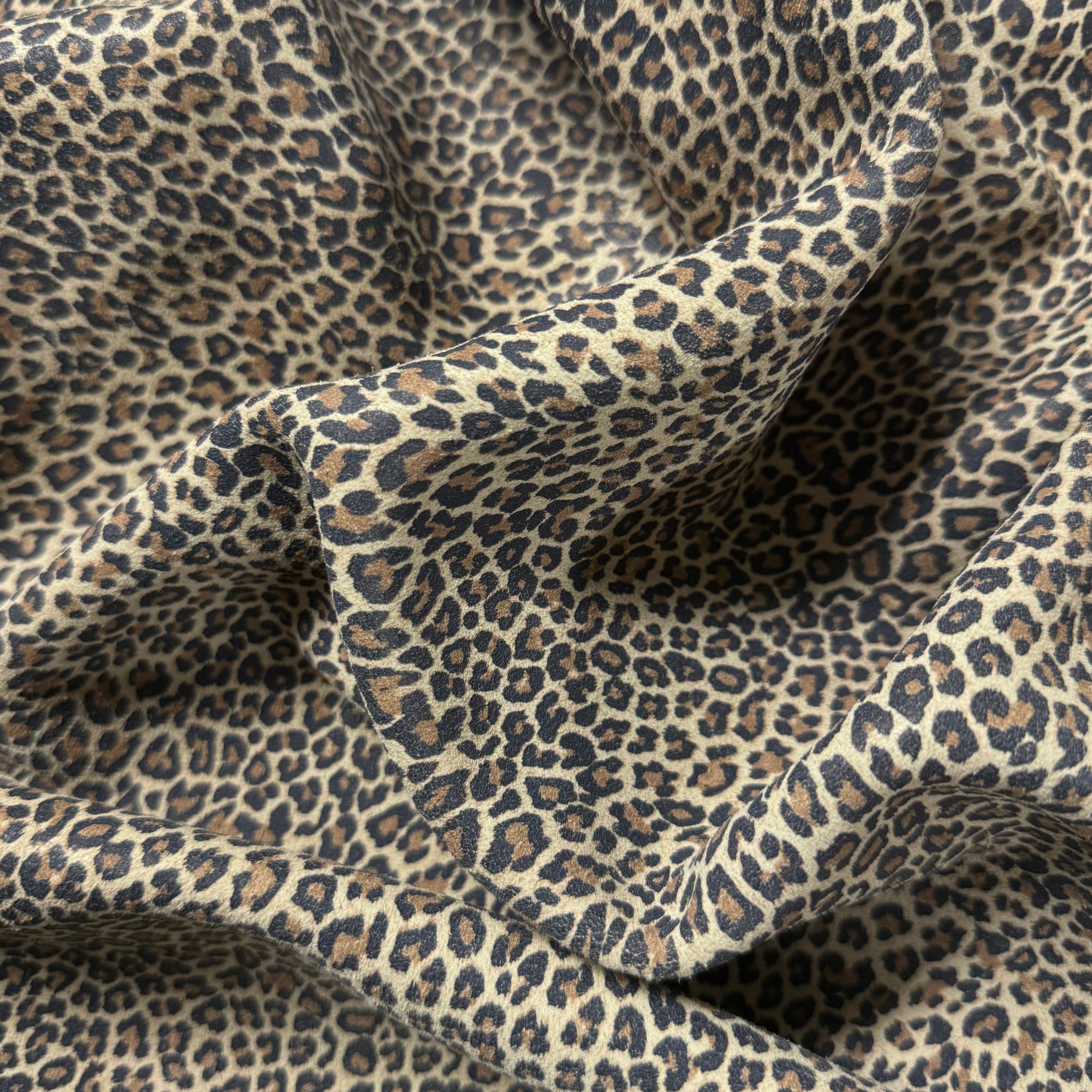 Leopard Print Calf Suede, 3 oz | 3 Colors