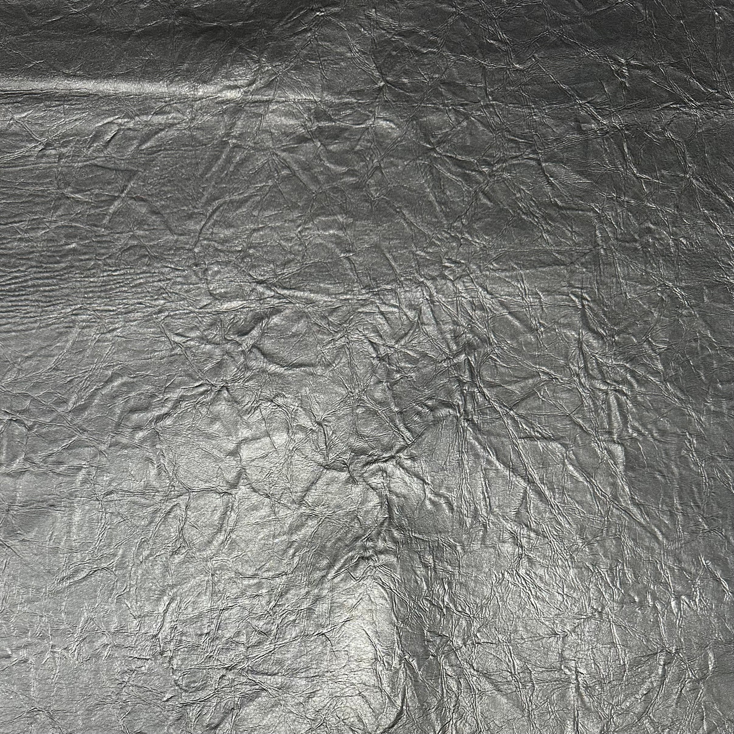 Crumple Washed Cow, 2 oz - Black