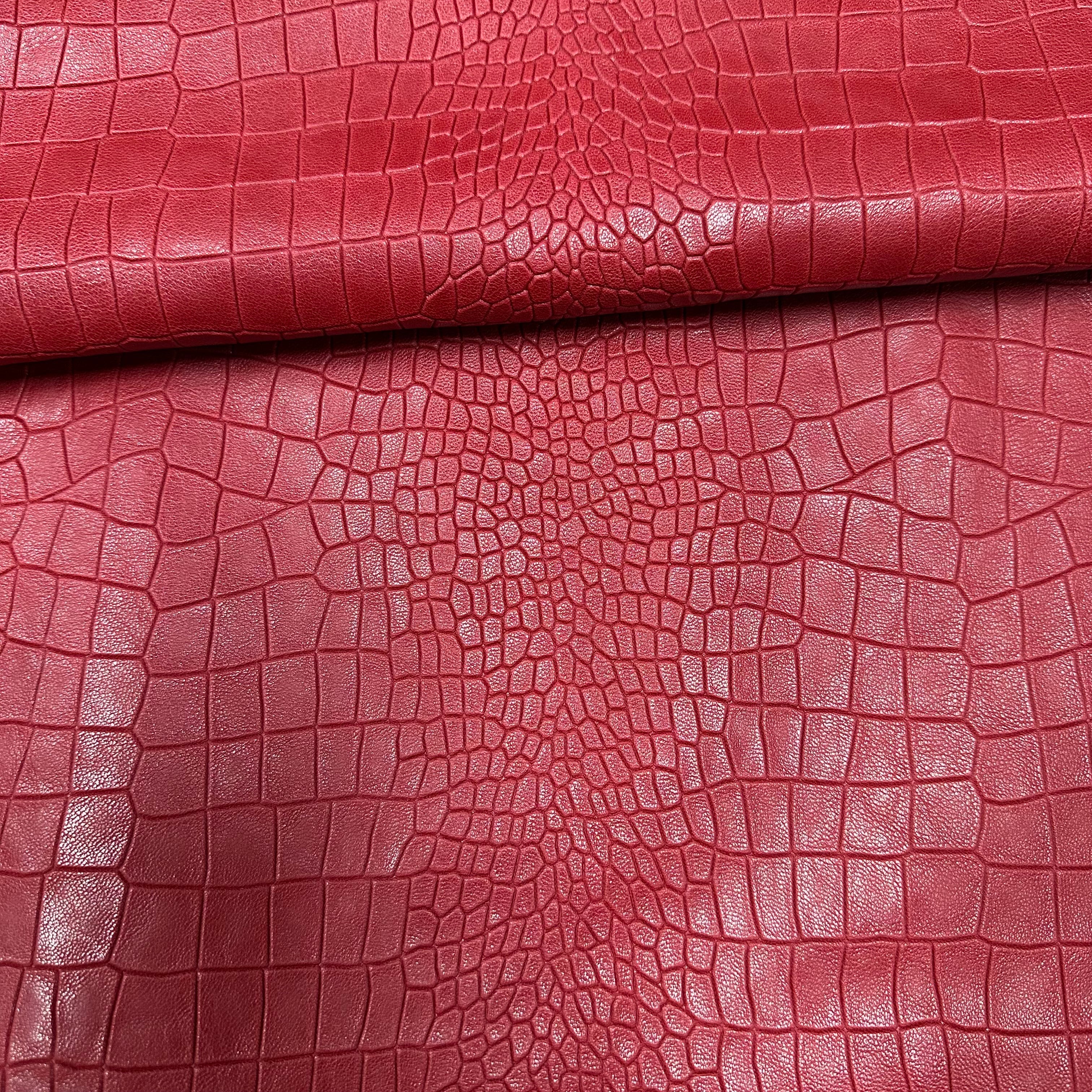 Alligator Embossed Veg Tan Lamb Nappa, 2.5 oz | 6 Colors