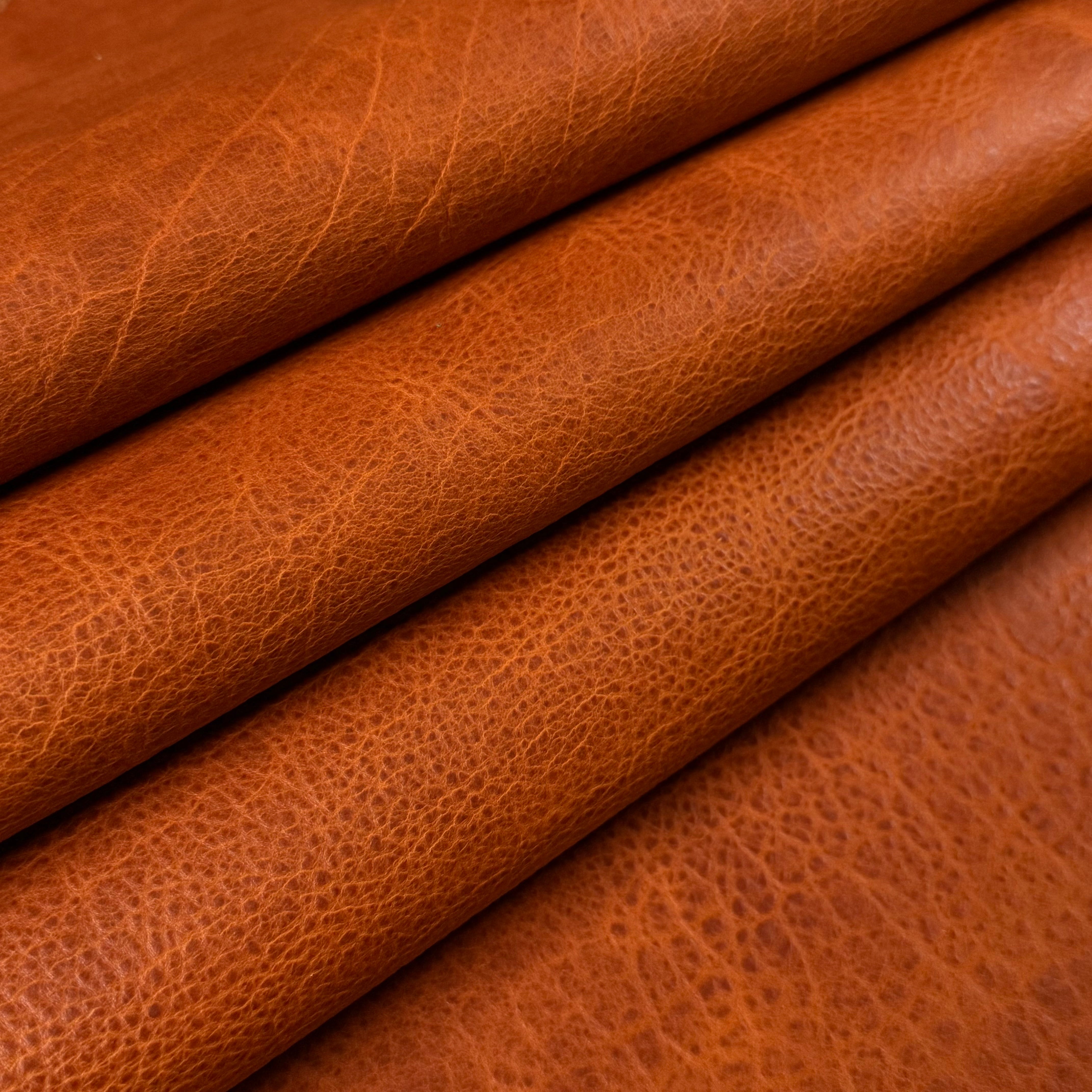 Jewel Tone Veg Tan Pull-Up Bison, 5 oz - 4 Colors