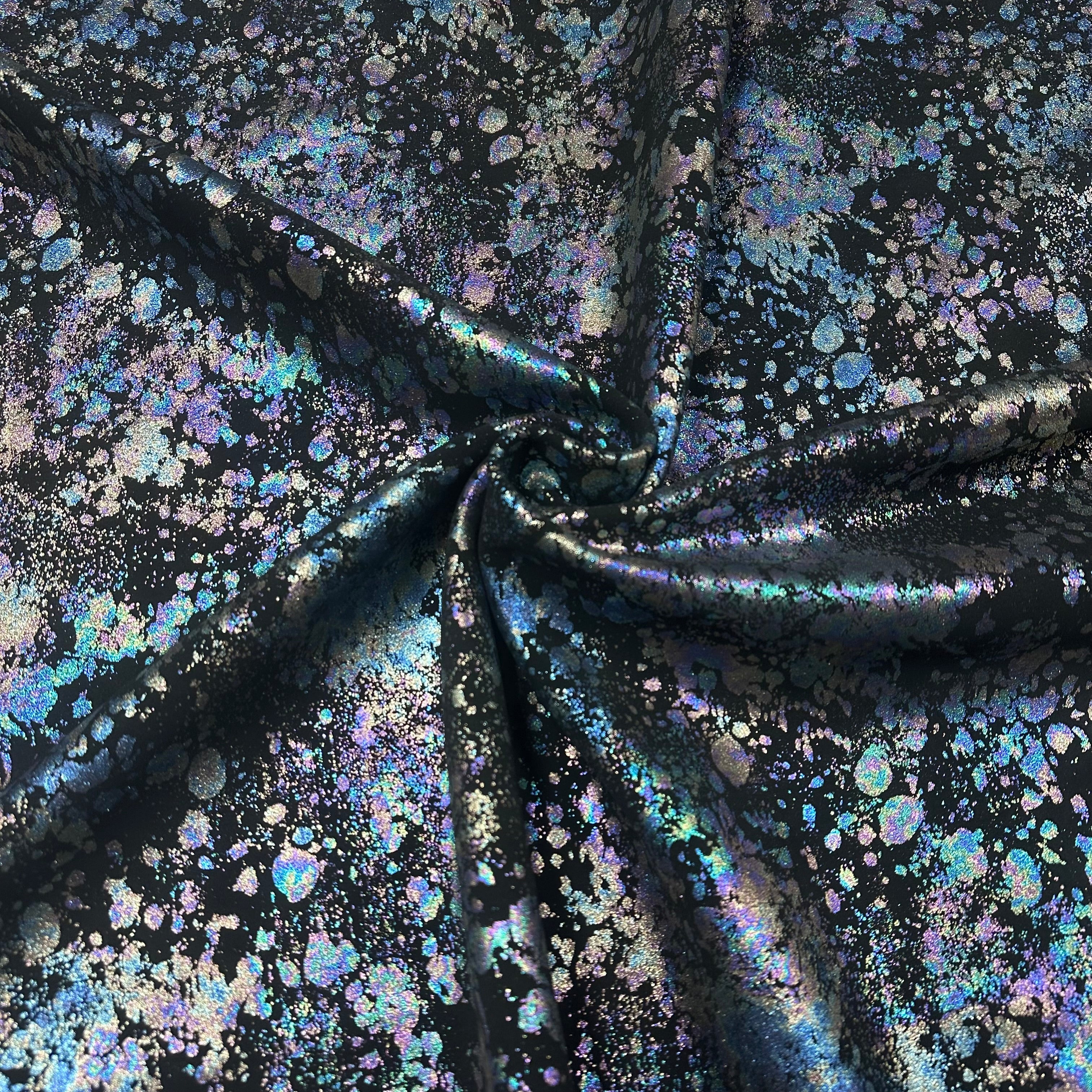 Metallic Foil Calf Suede, 3 oz