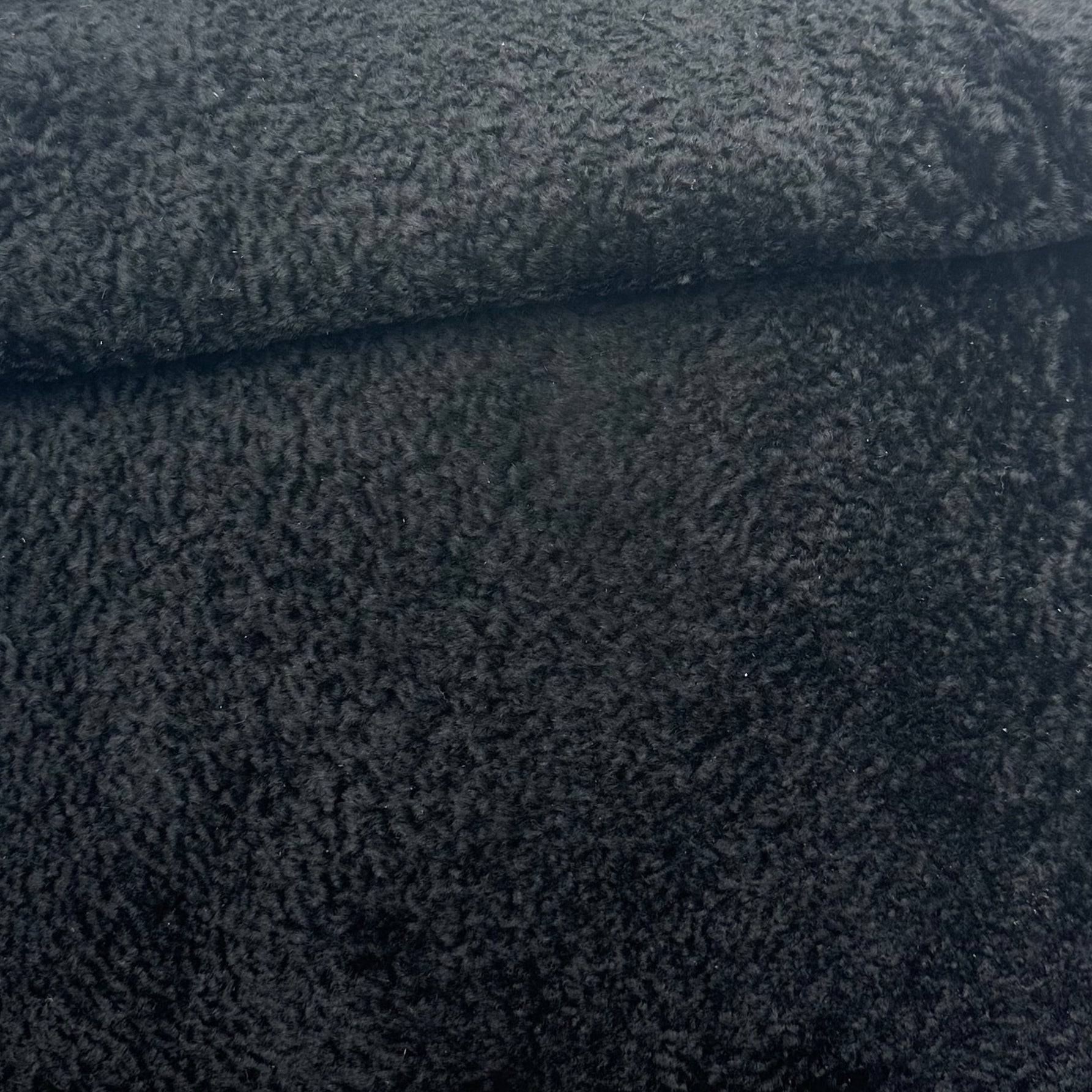 Slink Lambskin Shearling - Black, Nappa Matched Back