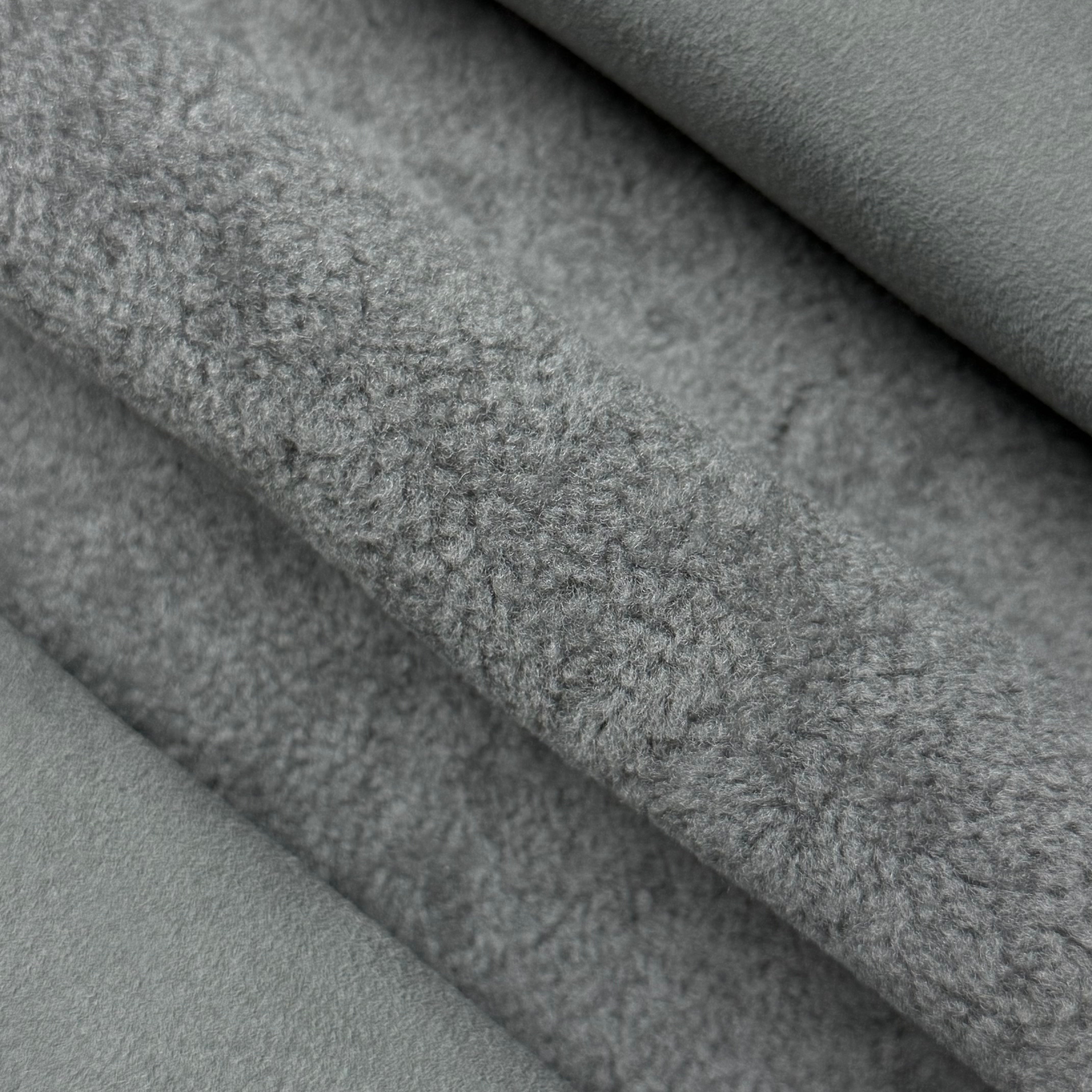 Curly Merino Shearling, Suede Back - Pecan & Gray