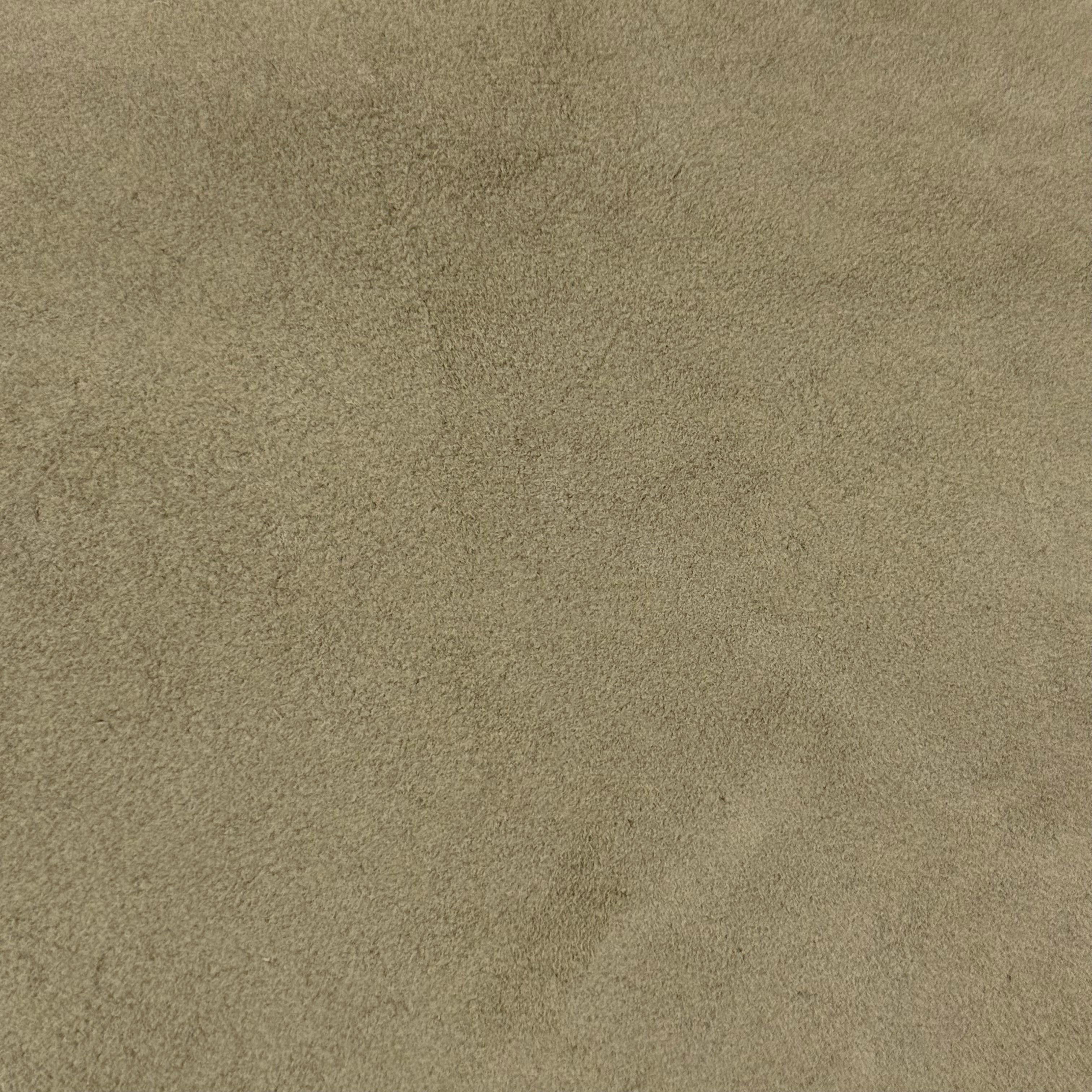 Close-up of beige Conceria Incas Italian Water Calf leather with a soft, suede-like finish.