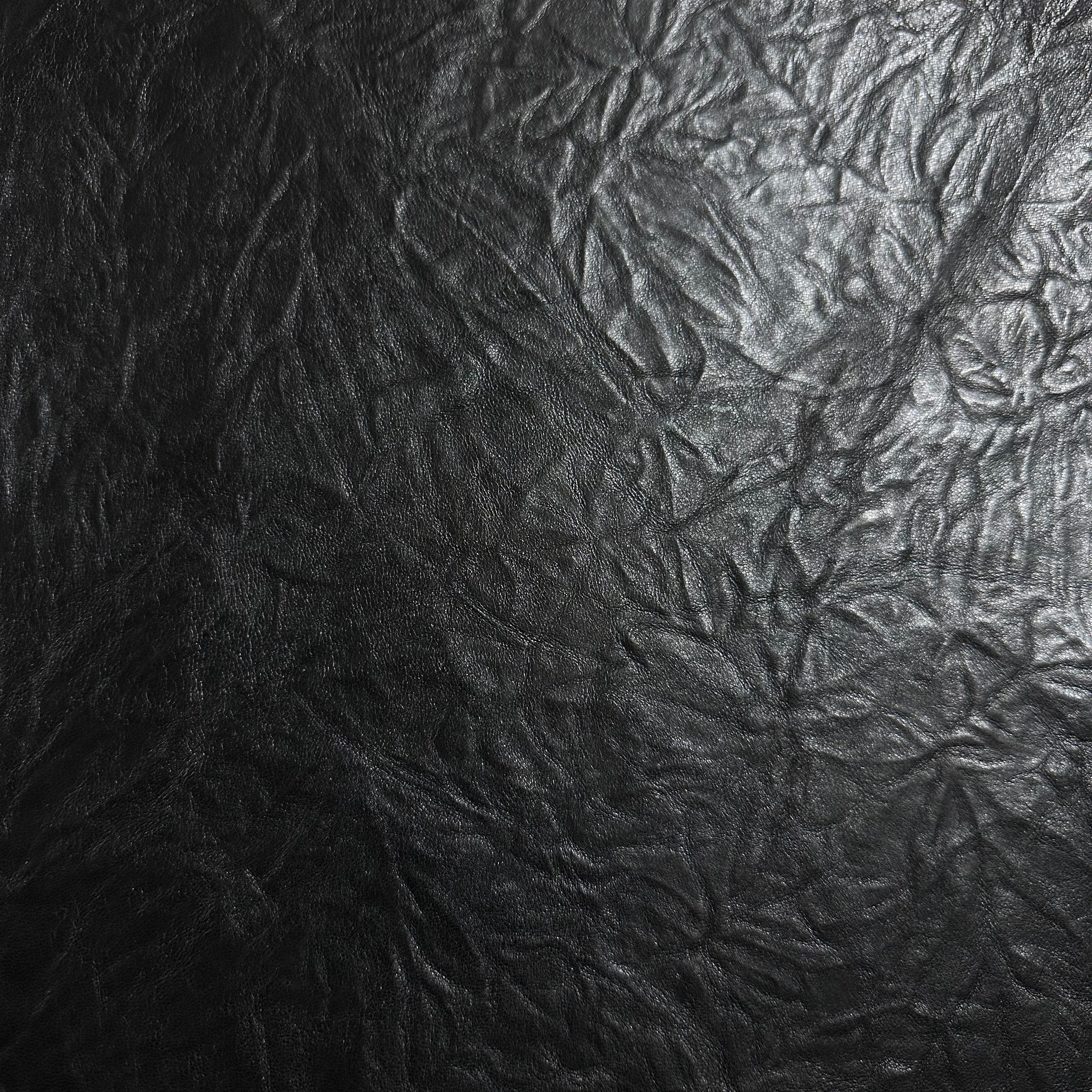 Crinkle Textured Lamb Nappa, 2 oz - Light Taupe and Black