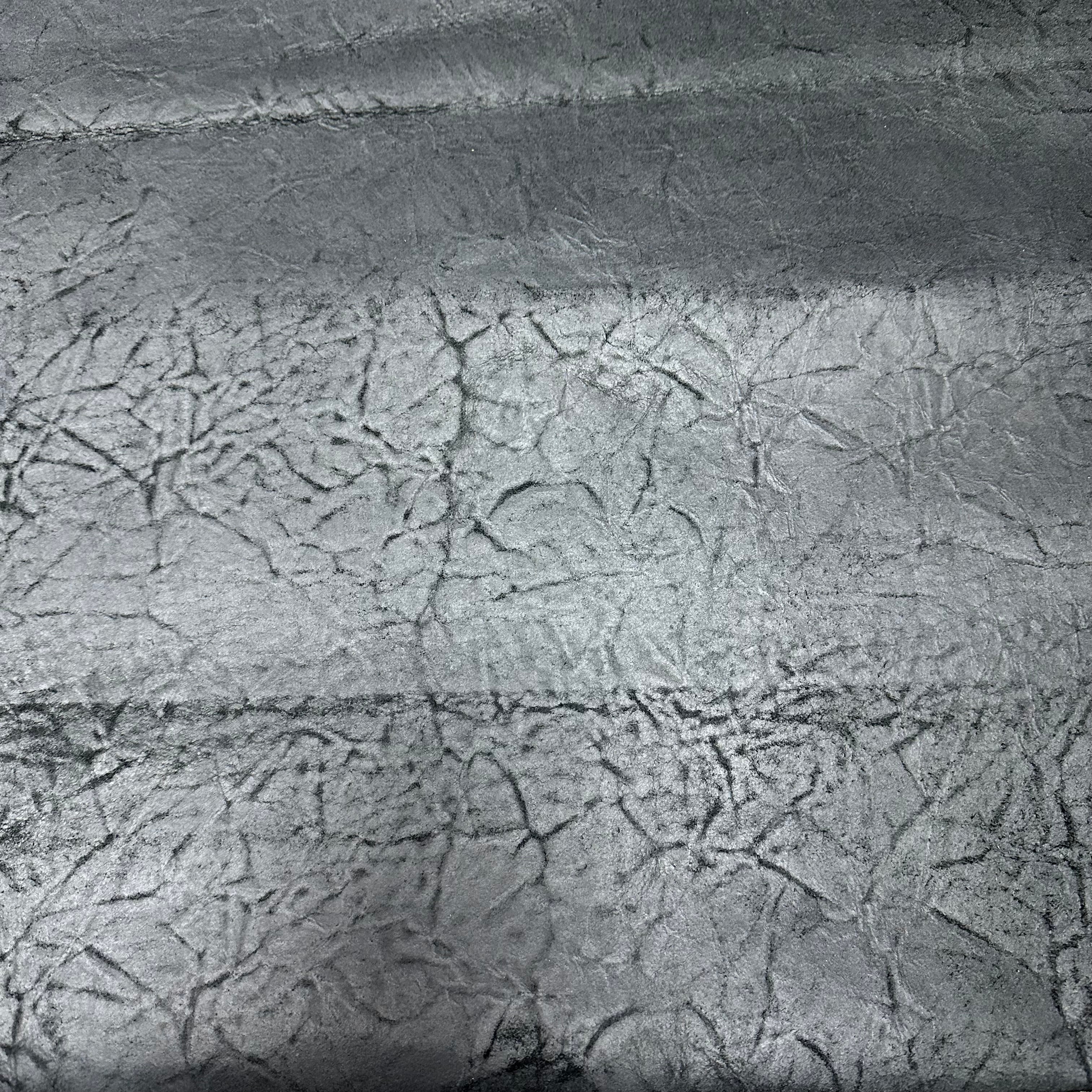 Crumple Washed Cow, 2 oz - Black