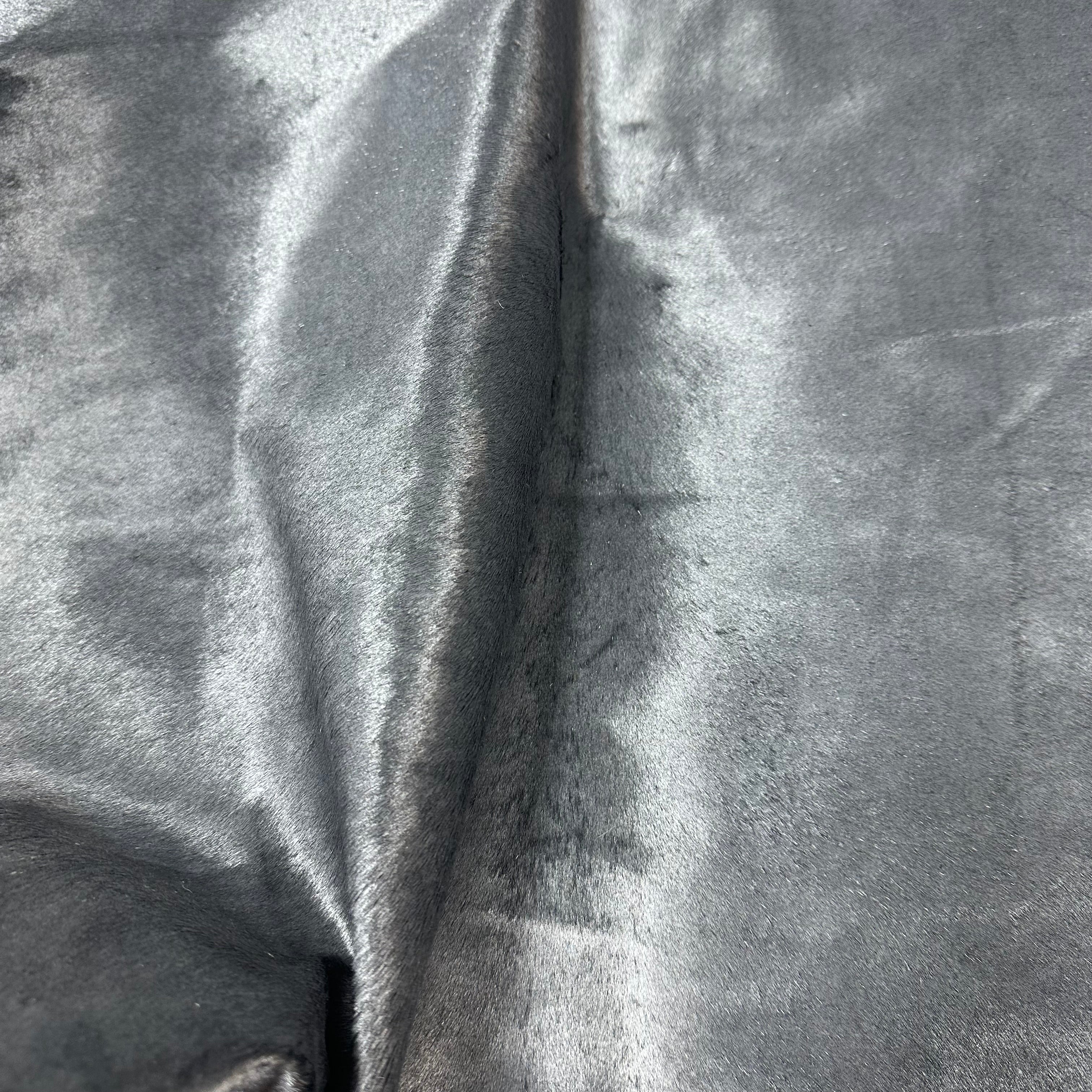 Metallic Cavalino Hair-on Calf, 2 oz - Silver