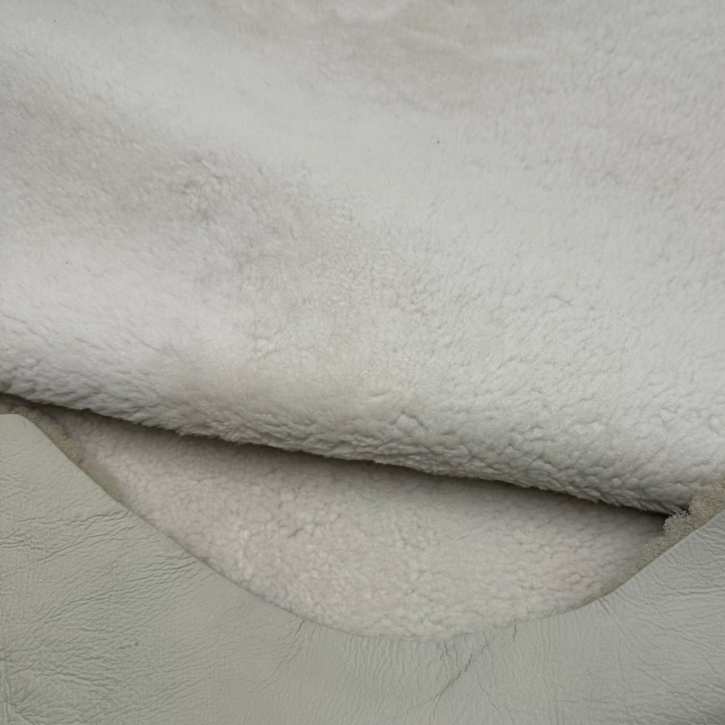 Curly Merino Shearling - Natural, Nappa Back