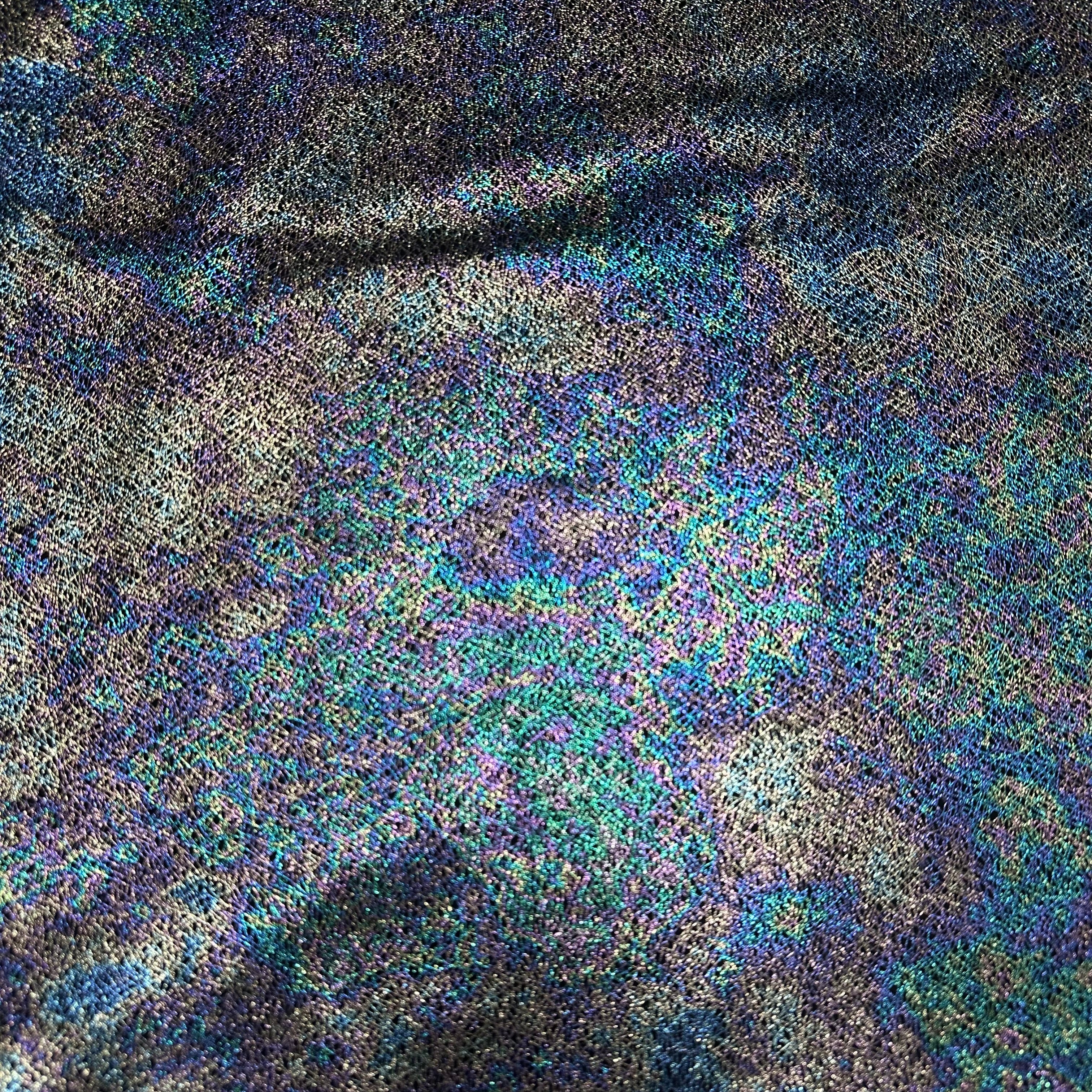 Metallic Foil Calf Suede, 3 oz