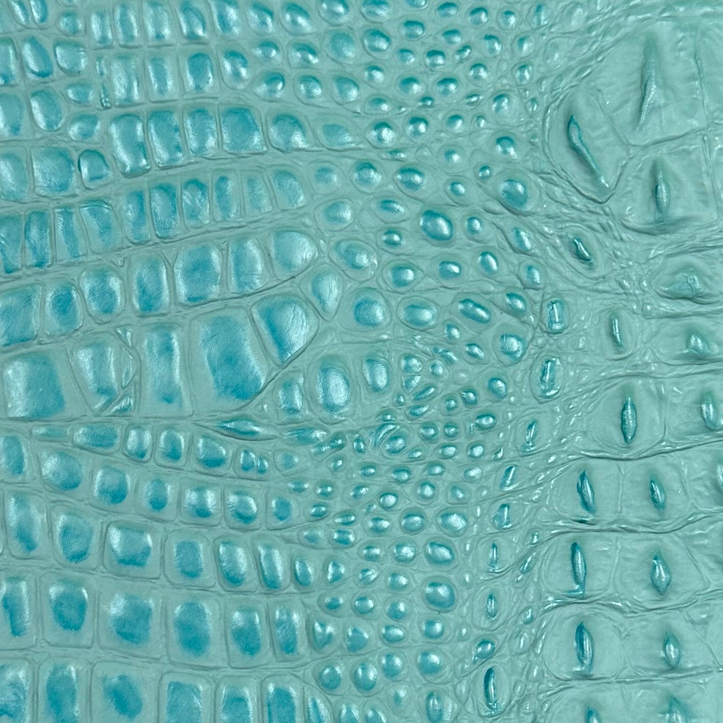 Hand-Stained Crocodile Embossed Cow, 3 oz | 25+ Colors