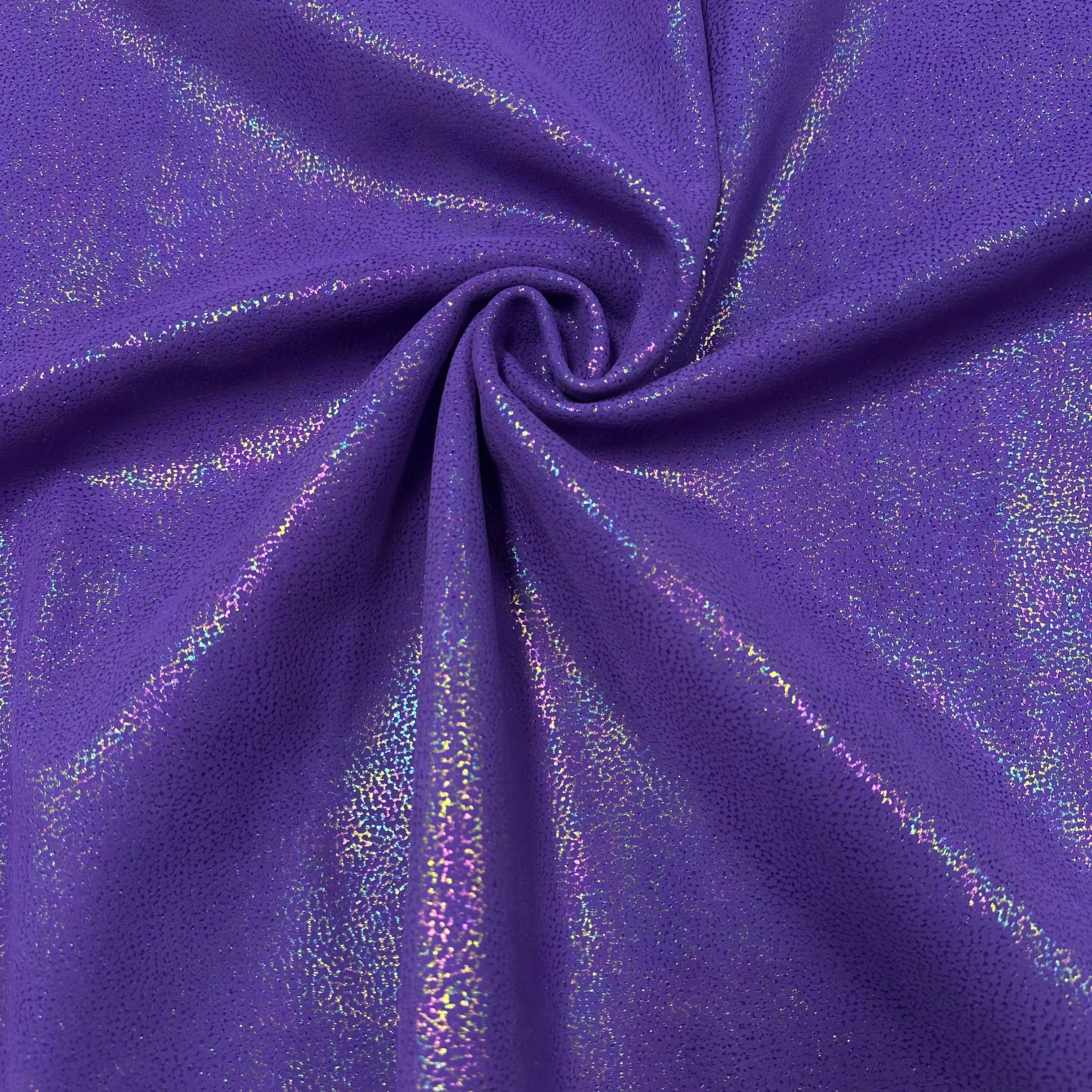 Metallic Foil Calf Suede, 3 oz