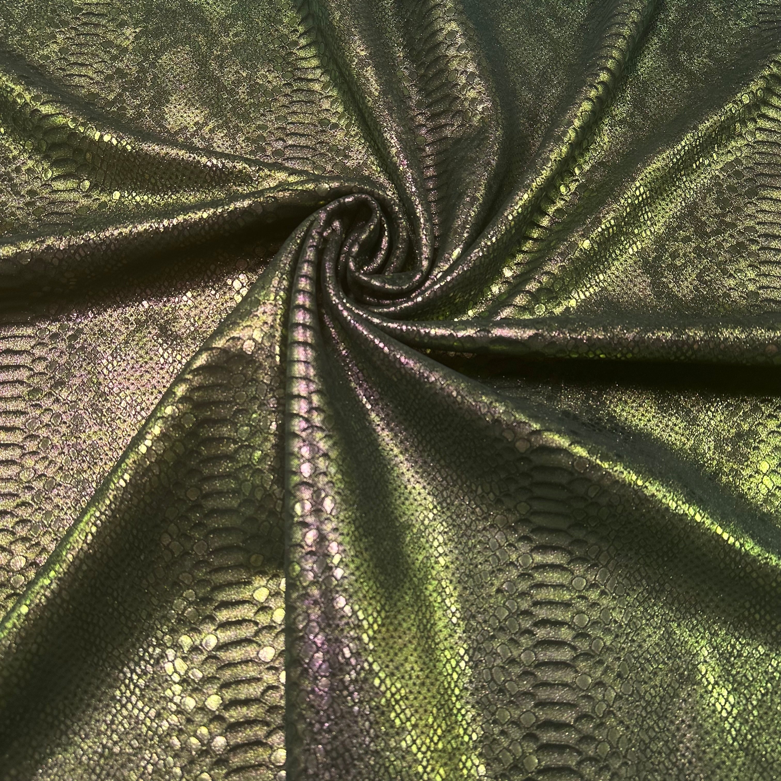 Metallic Foil Calf Suede, 3 oz