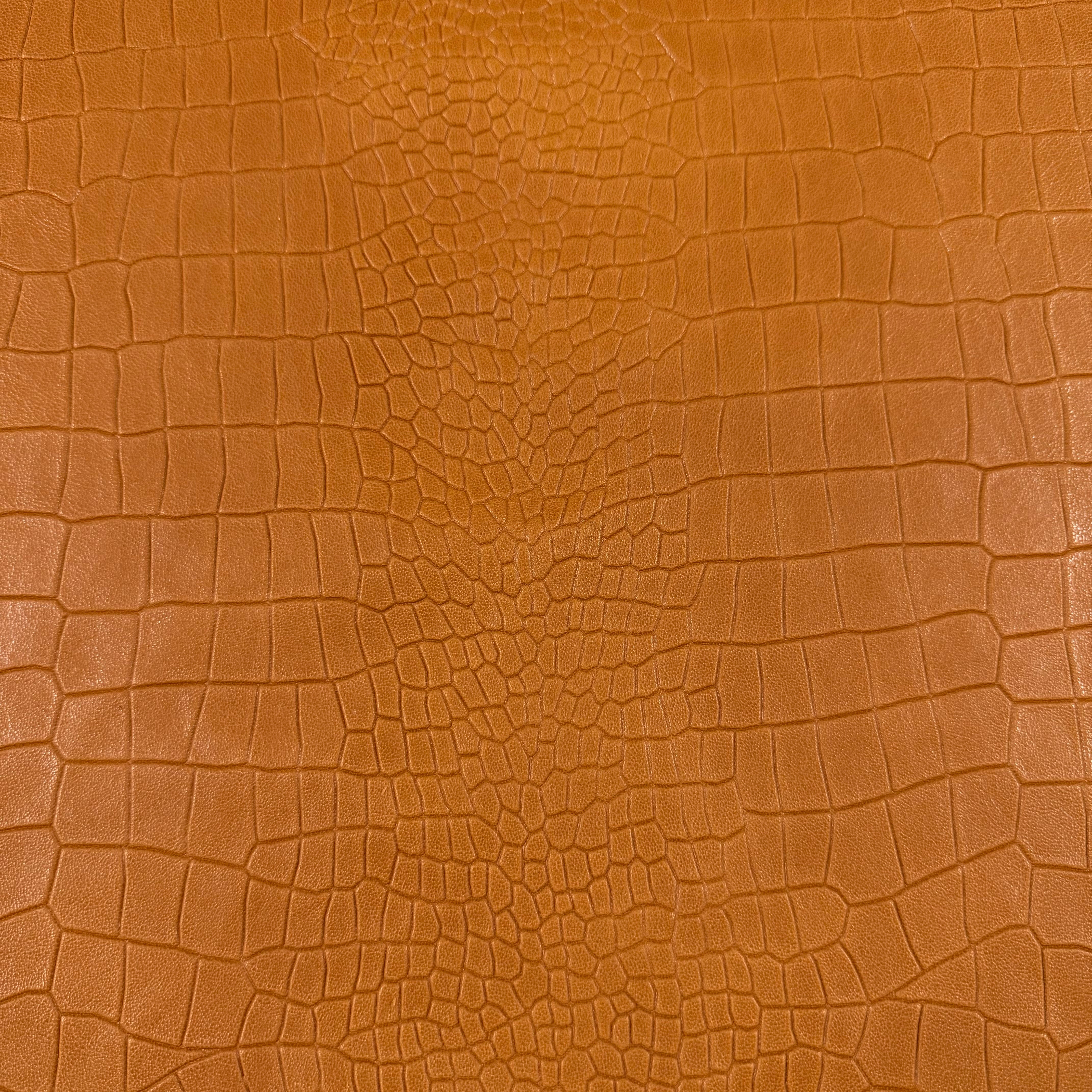 Alligator Style Croc Embossed Veg Tan Lambskin, 2.5 oz | 7 Colors
