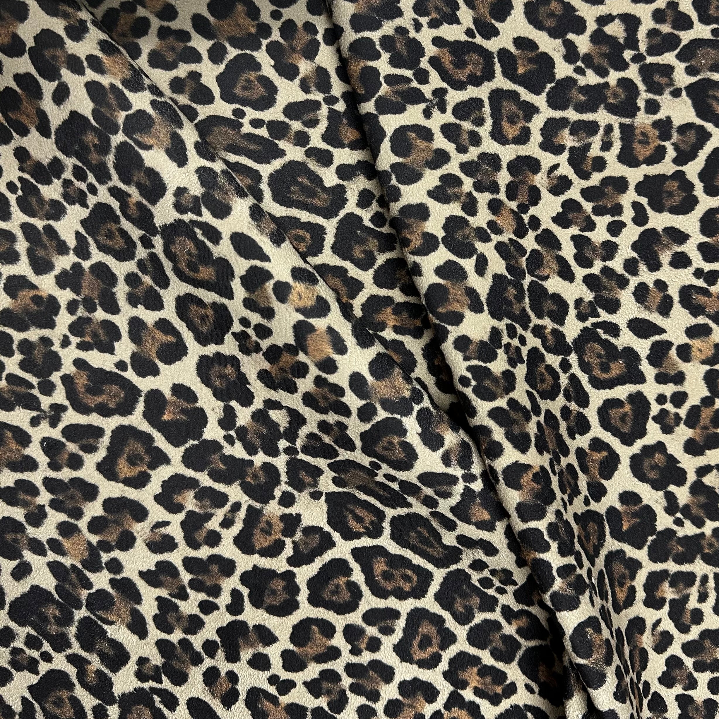 Animal Printed Lamb Suede, 2-3 oz