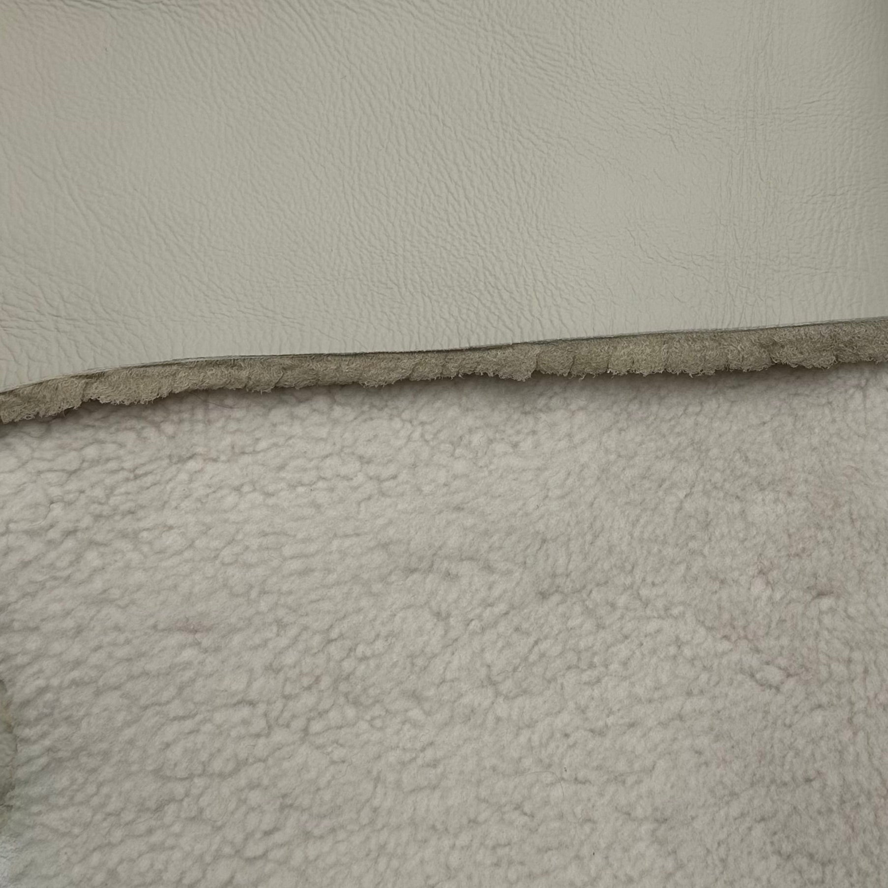 Curly Merino Shearling - Natural, Nappa Back