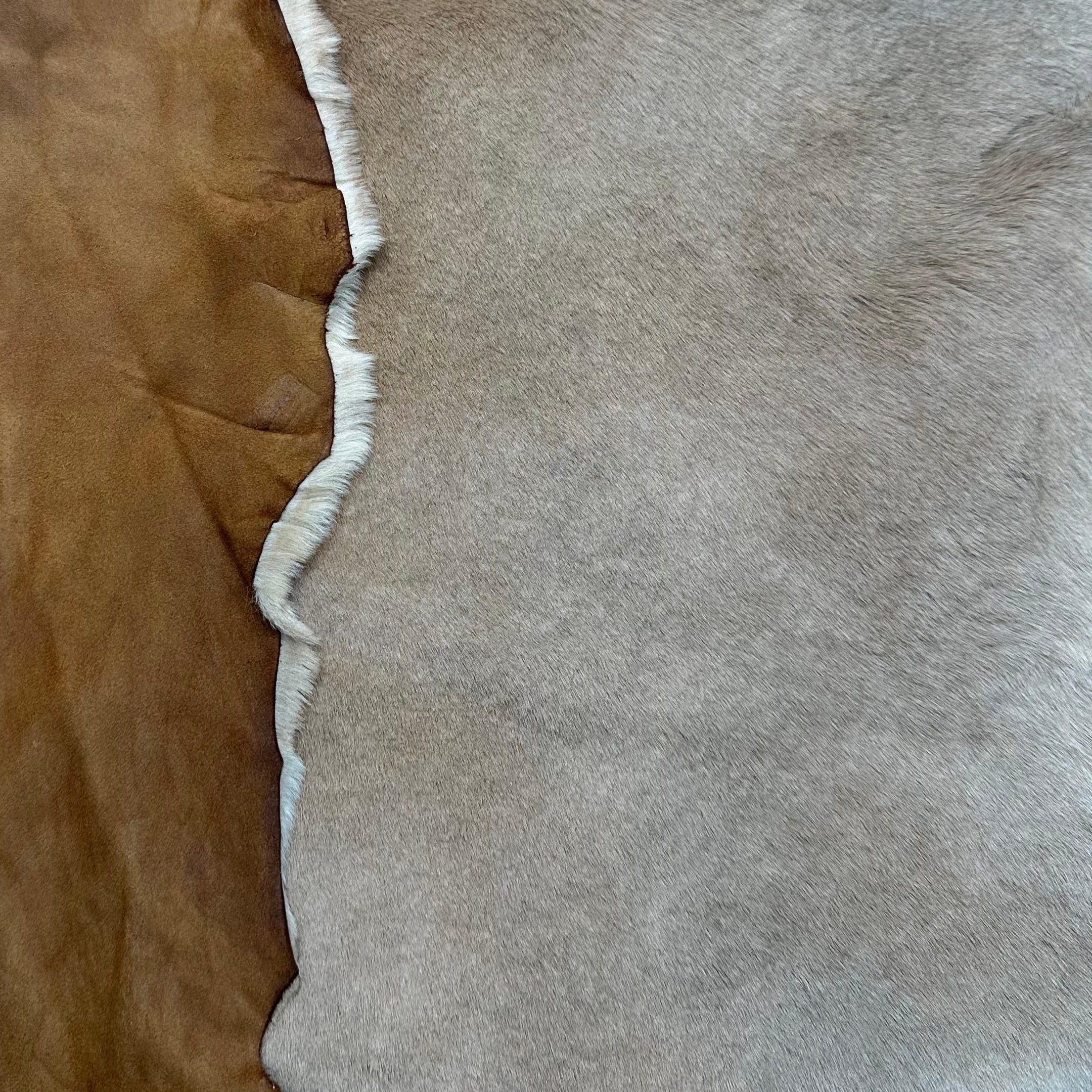 Natural Wallaby Hair-on Hides, 2-3 oz