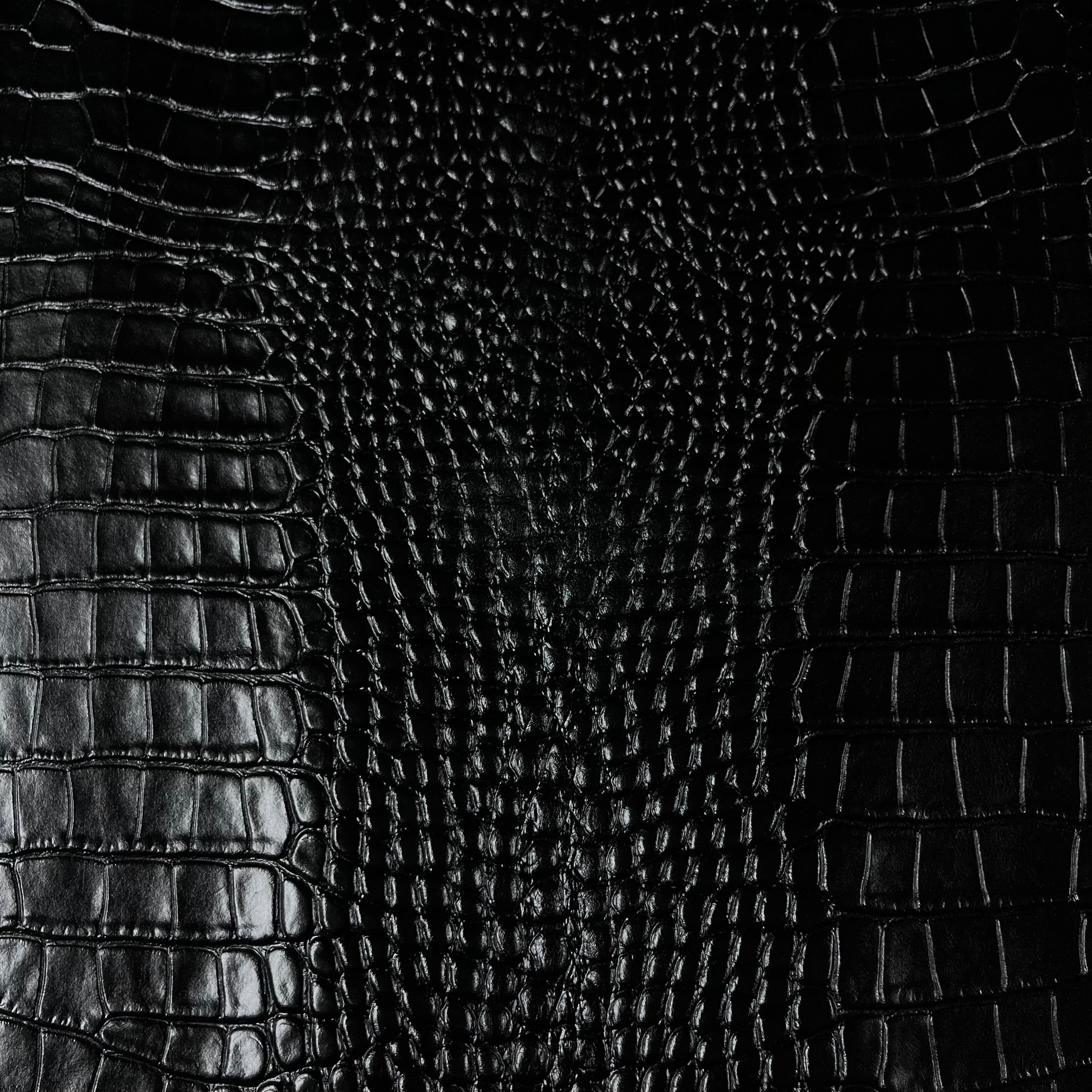 Artigiano Del Cuoio (ADC) Old Fashioned Alligator Embossed, 3 oz | Green and Black