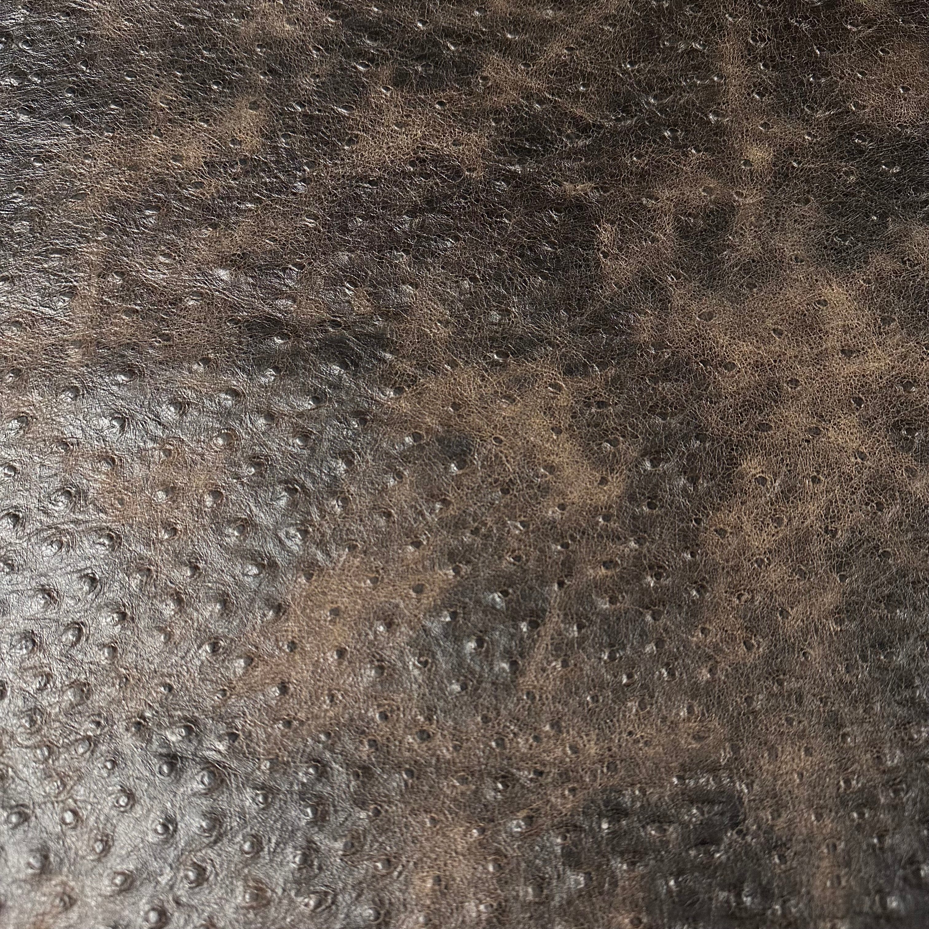 Distressed Two-Tone Ostrich Embossed Cow, 3 oz