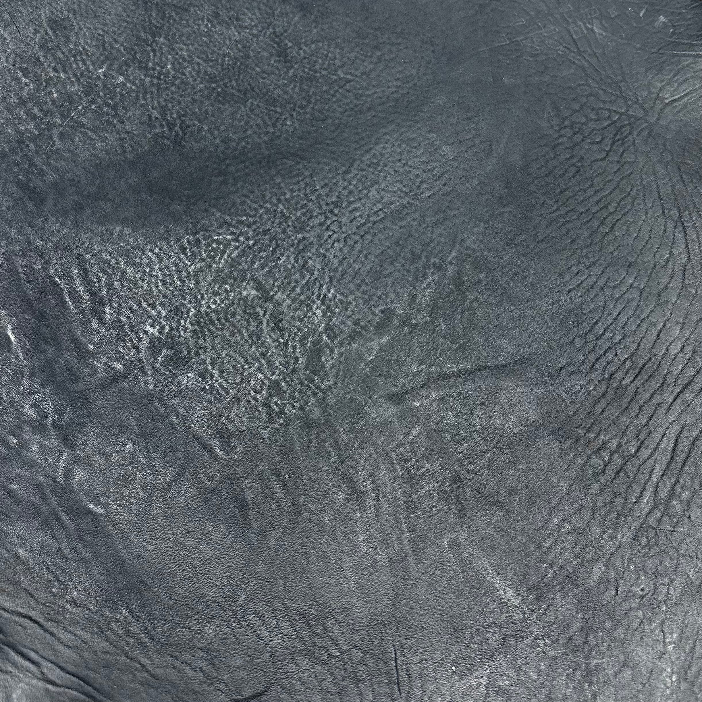 Crude Veg Tan Horse Culatta Double Butt, 2-3 oz - Black