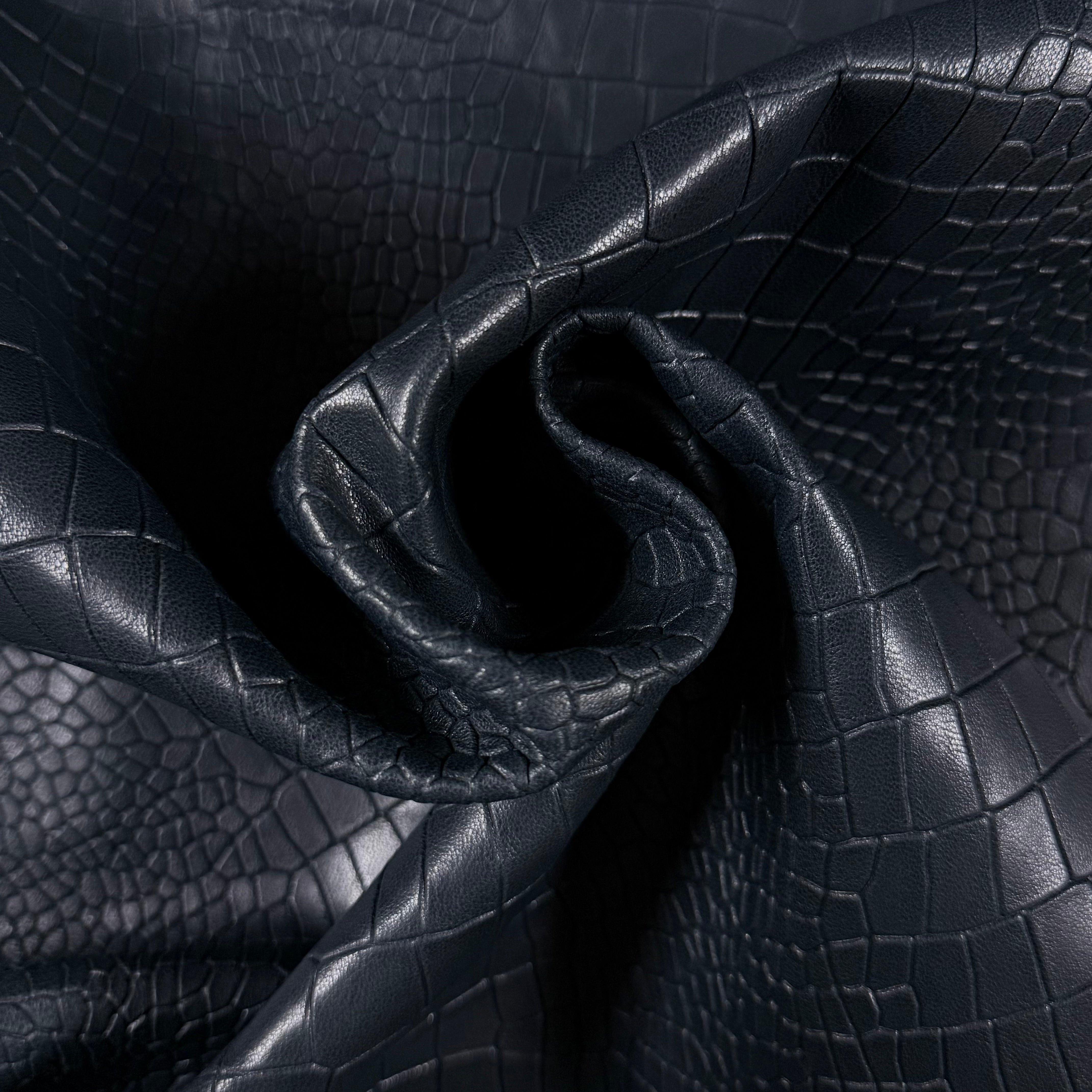 Alligator Style Croc Embossed Veg Tan Lambskin, 2.5 oz | 7 Colors