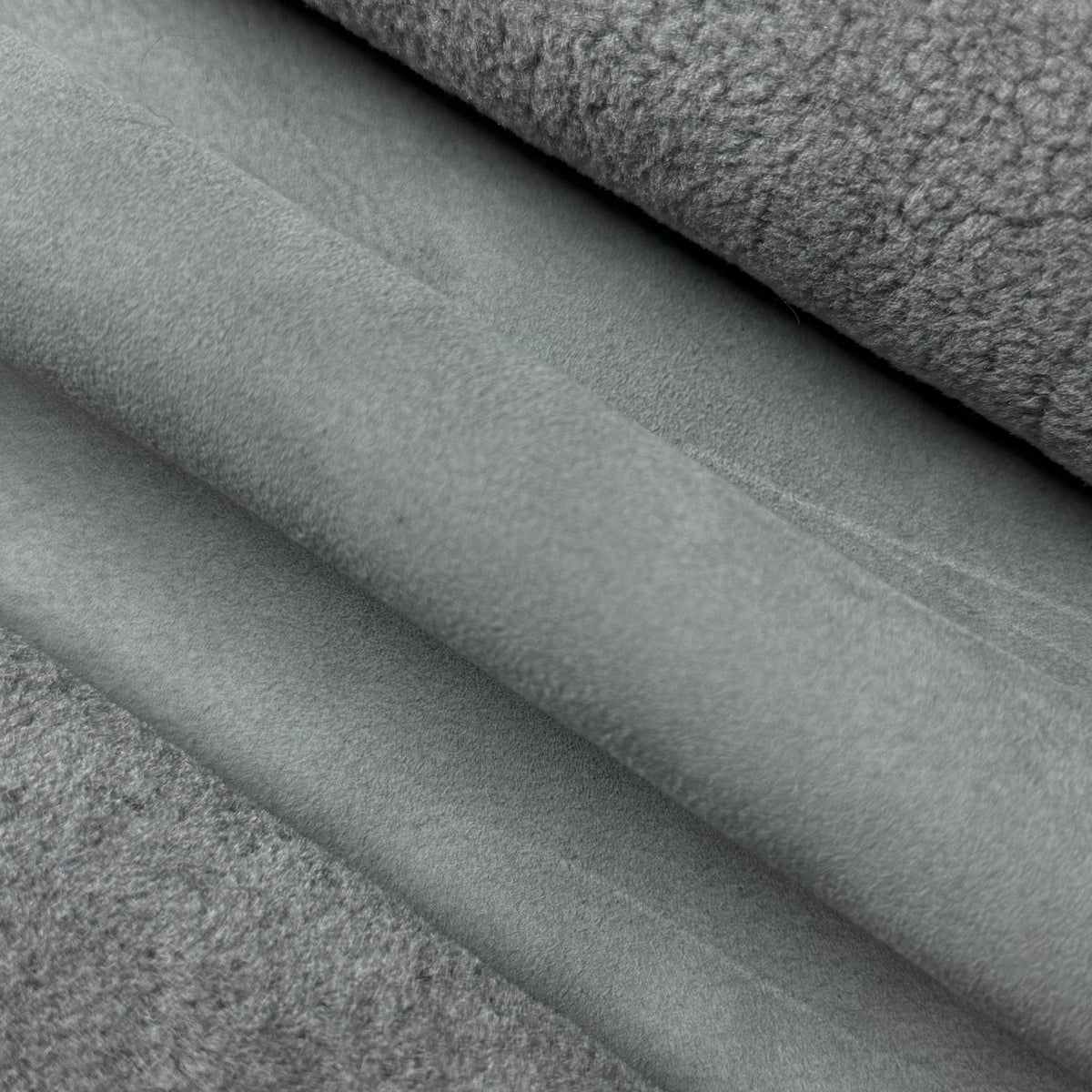 Curly Merino Shearling, Suede Back - Pecan & Gray