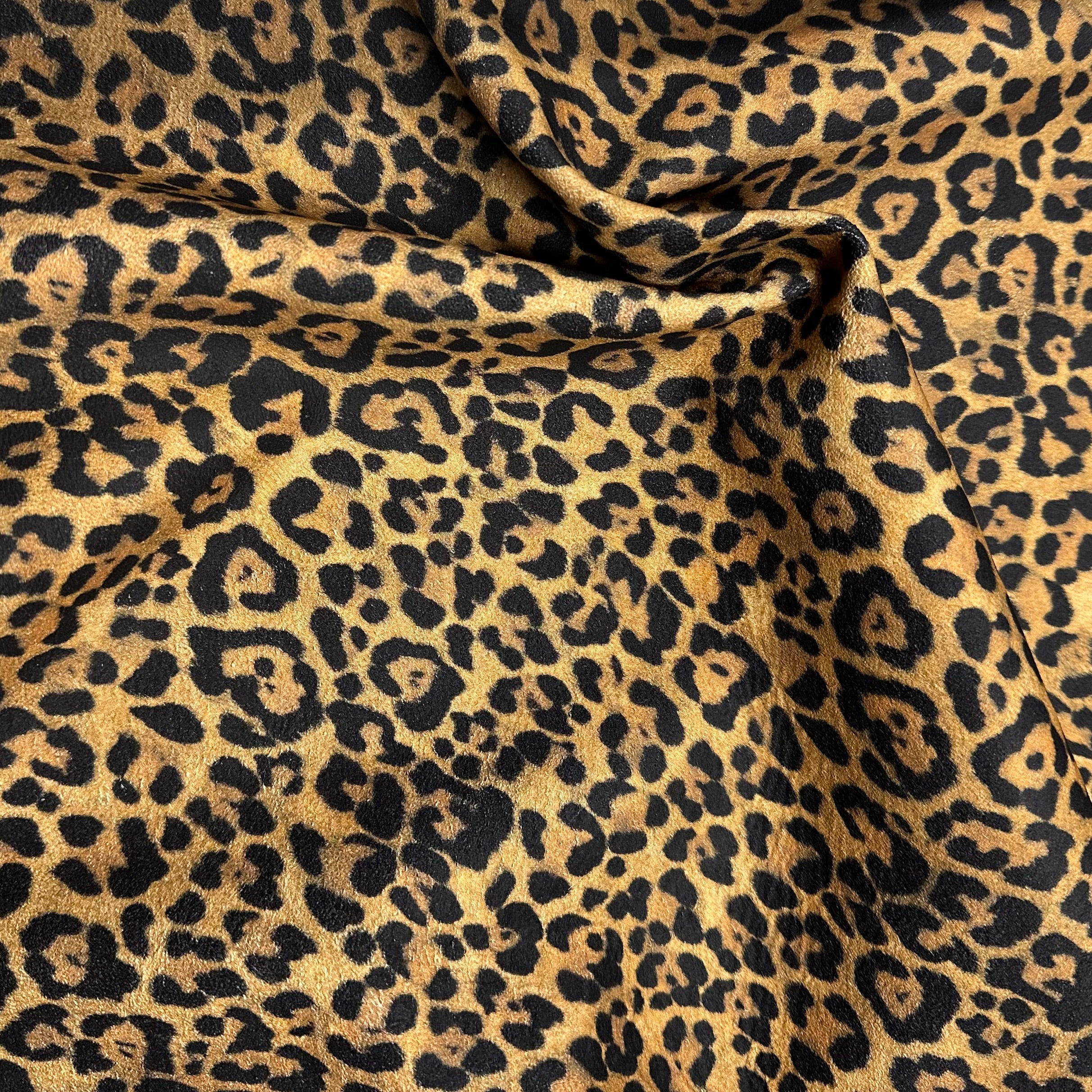 Animal Printed Lamb Suede, 2-3 oz