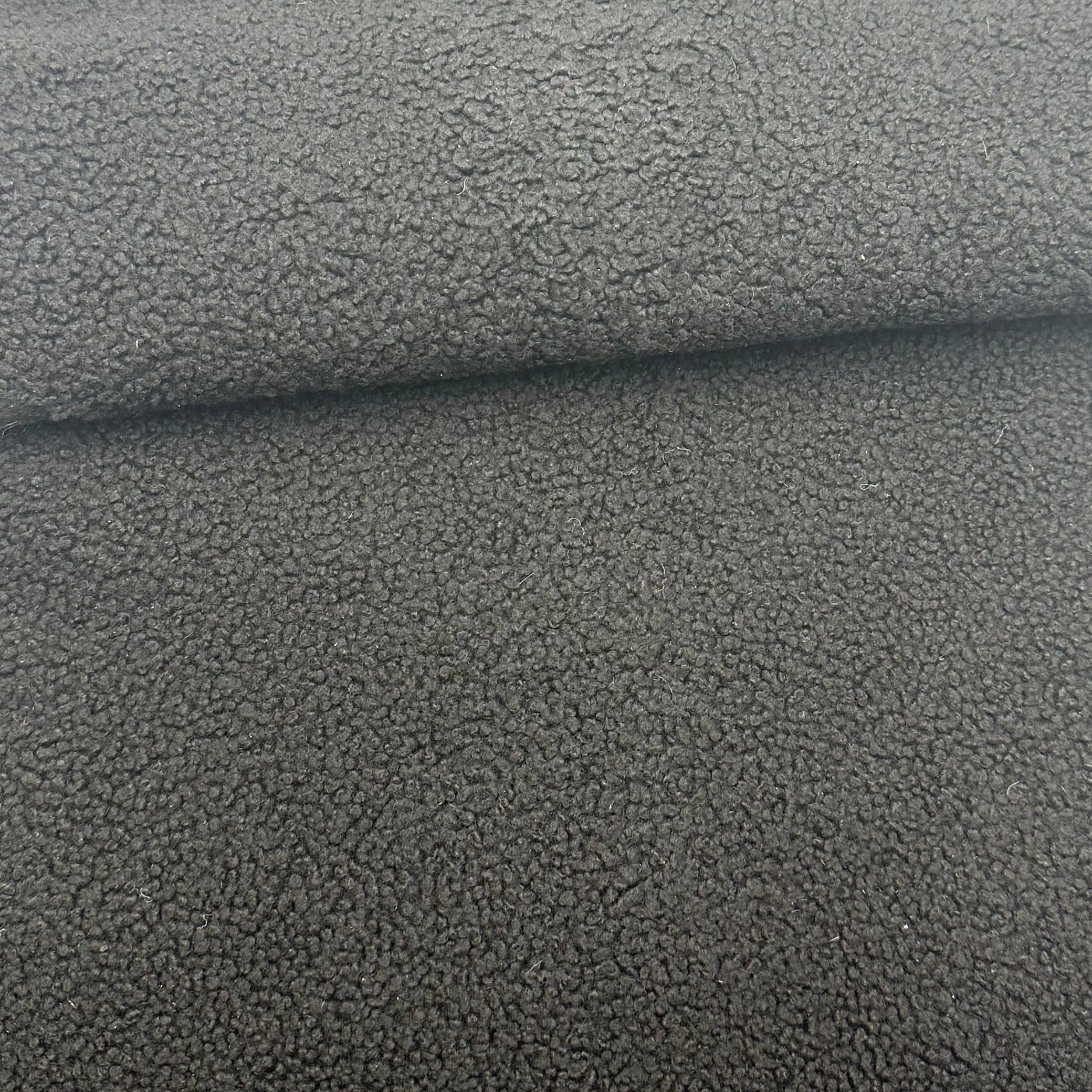 Super Lightweight Curly Merino Shearling - Black, Nappa Matched Back