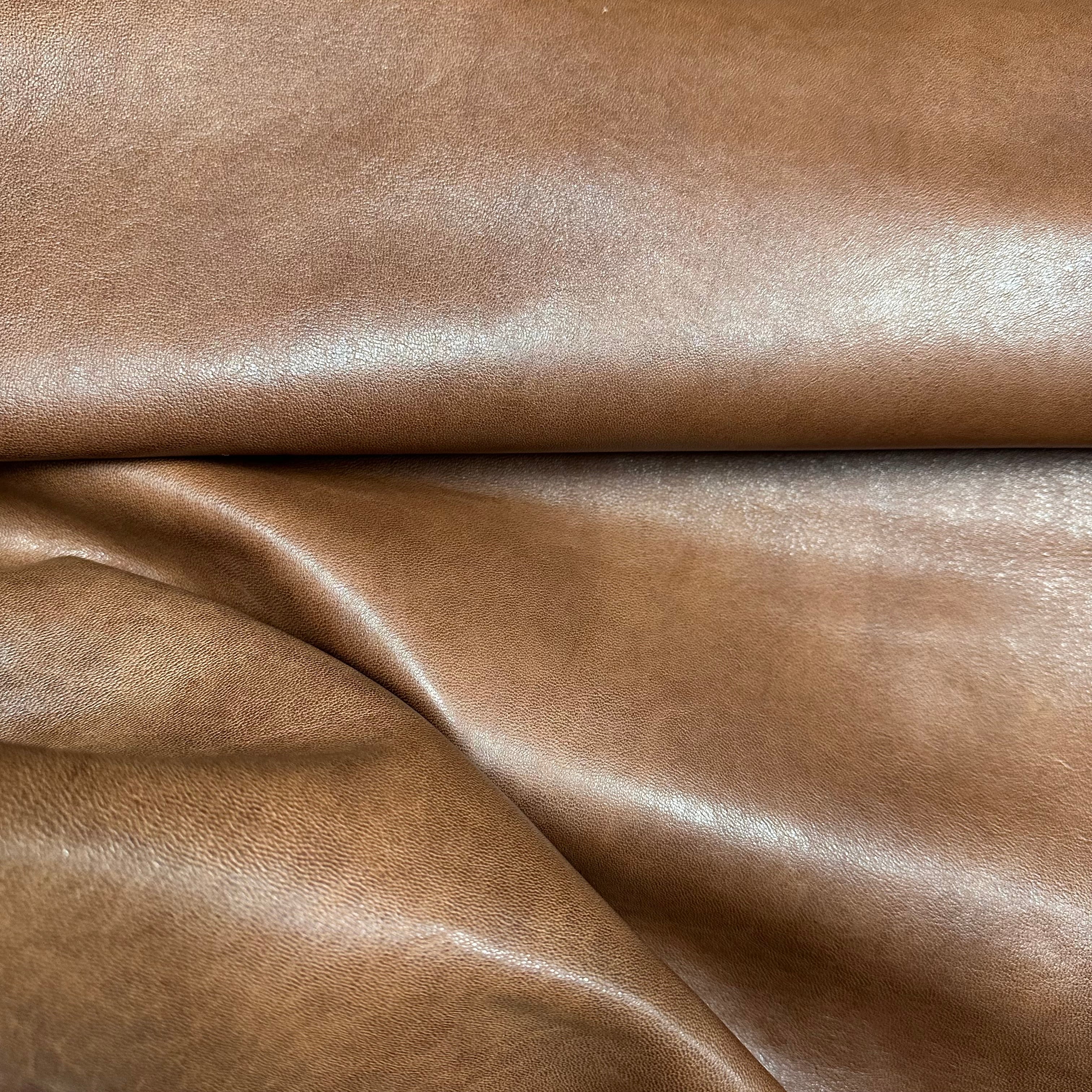 Drum Dyed Veg Tan Lamb Nappa, 2.5 oz | 10+ Colors