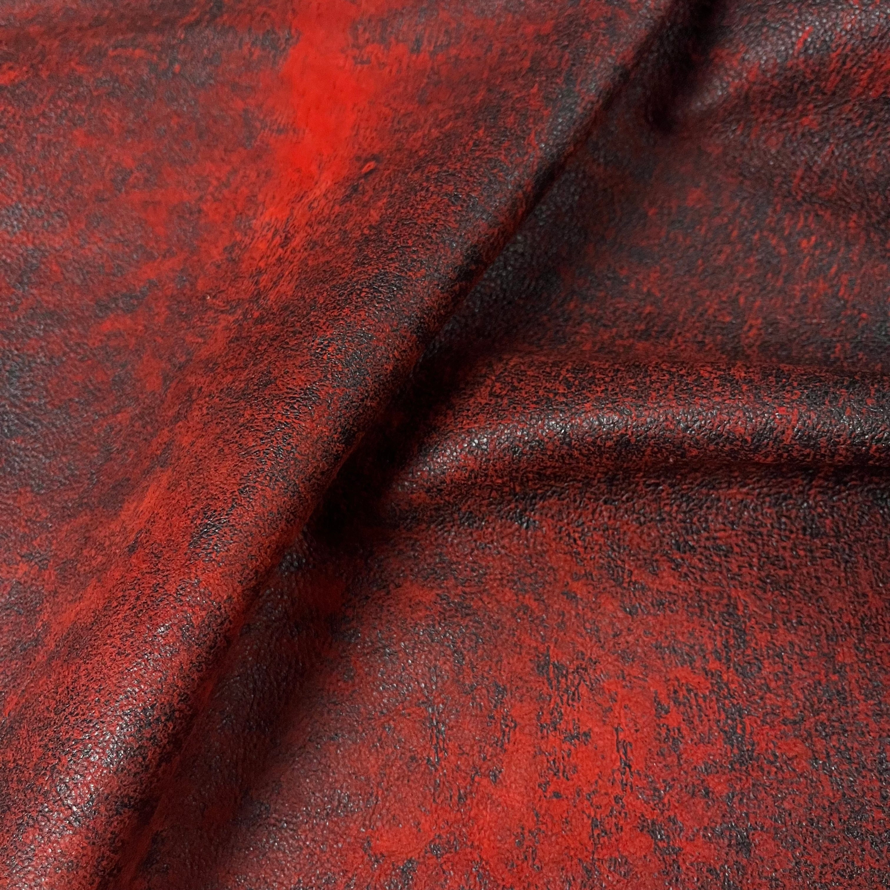 Distressed Weathered Lamb Suede, Nappa Back, 2-3 oz | 5 Colors