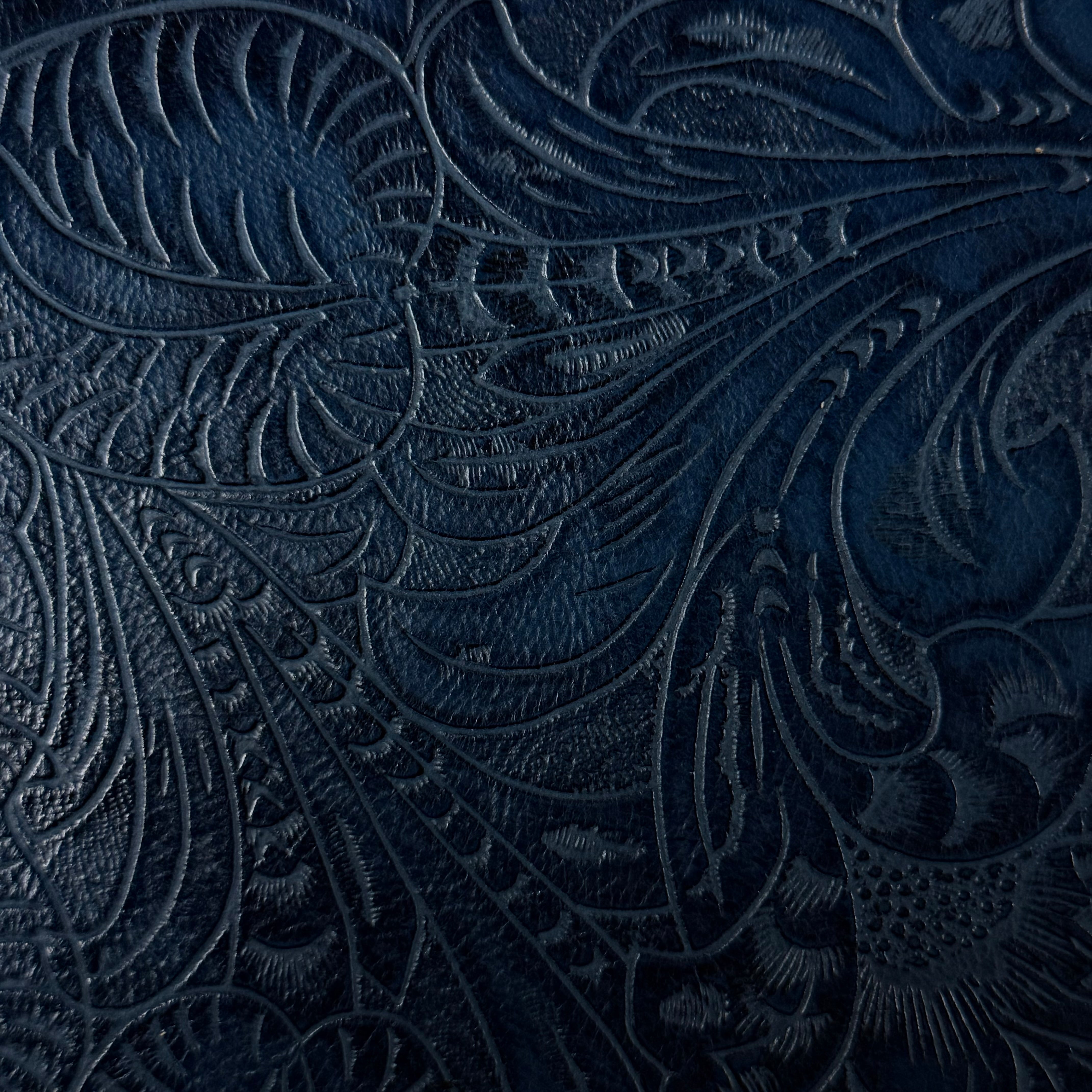Hand-Stained Floral Embossed Cow, 3 oz | 10+ Colors