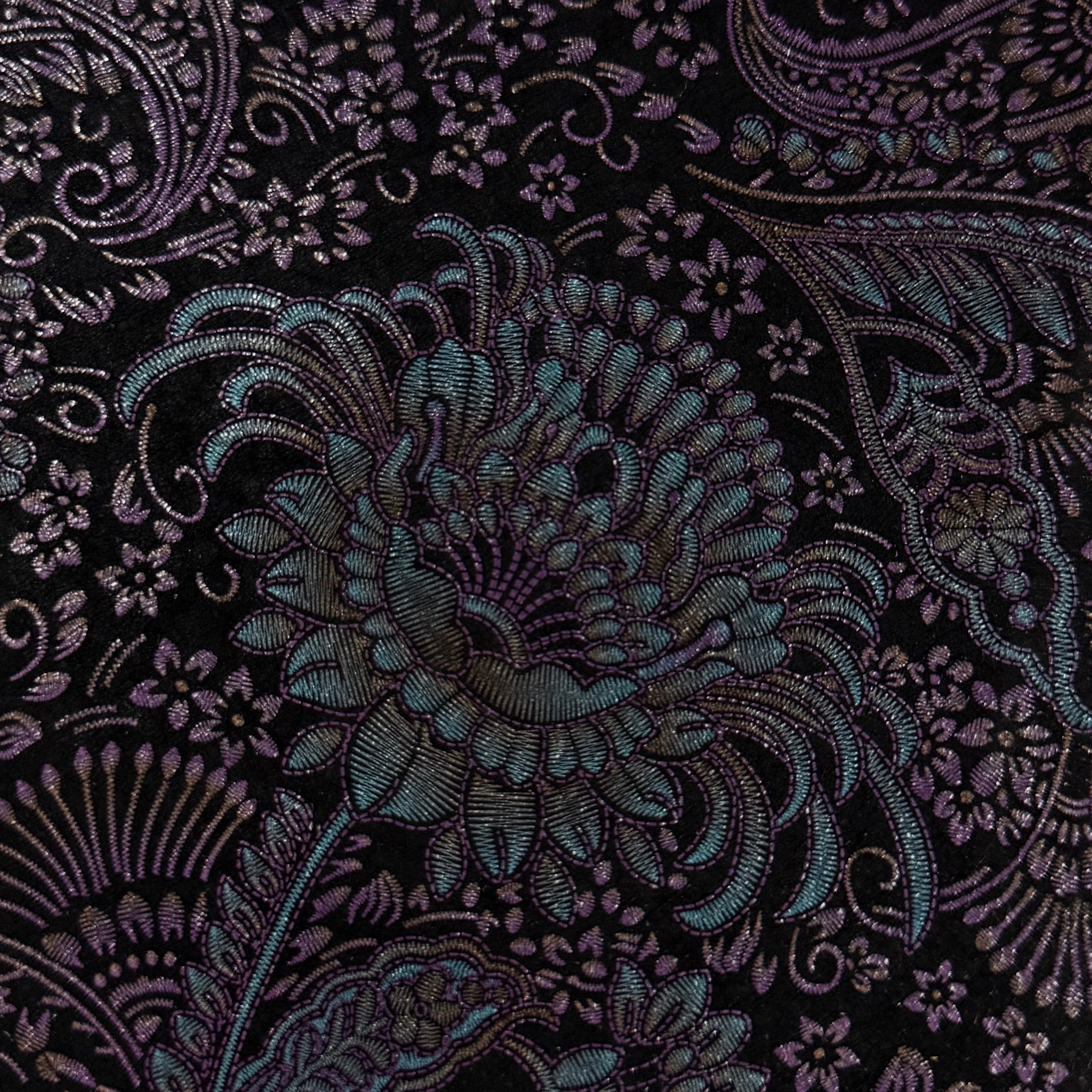 Floral Jacquard Nubuck Cow, 3 oz - 4 Colors