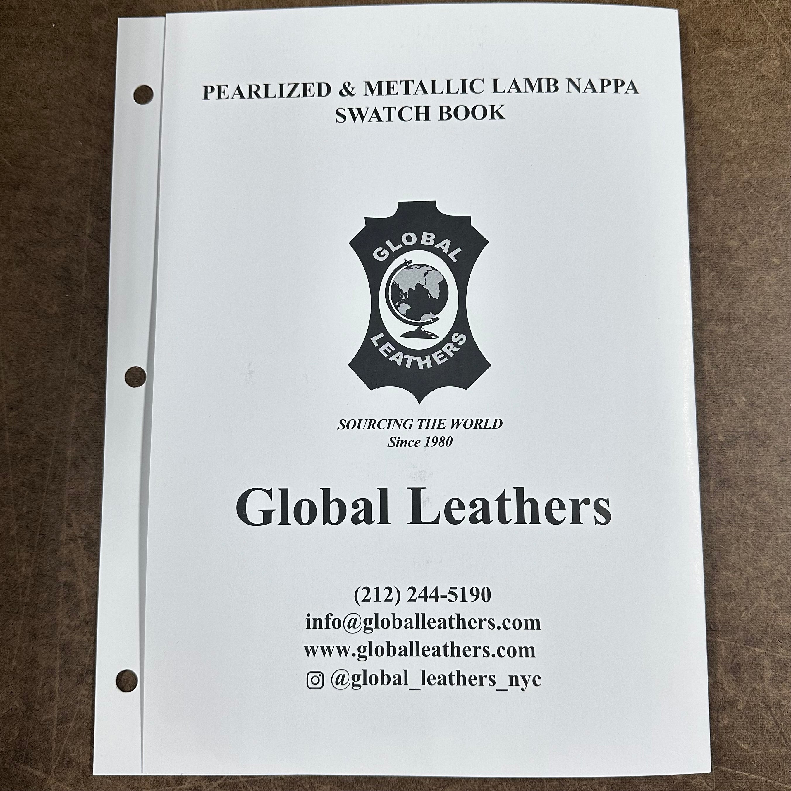 PEARLIZED & METALLIC LAMB NAPPA SWATCH BOOK