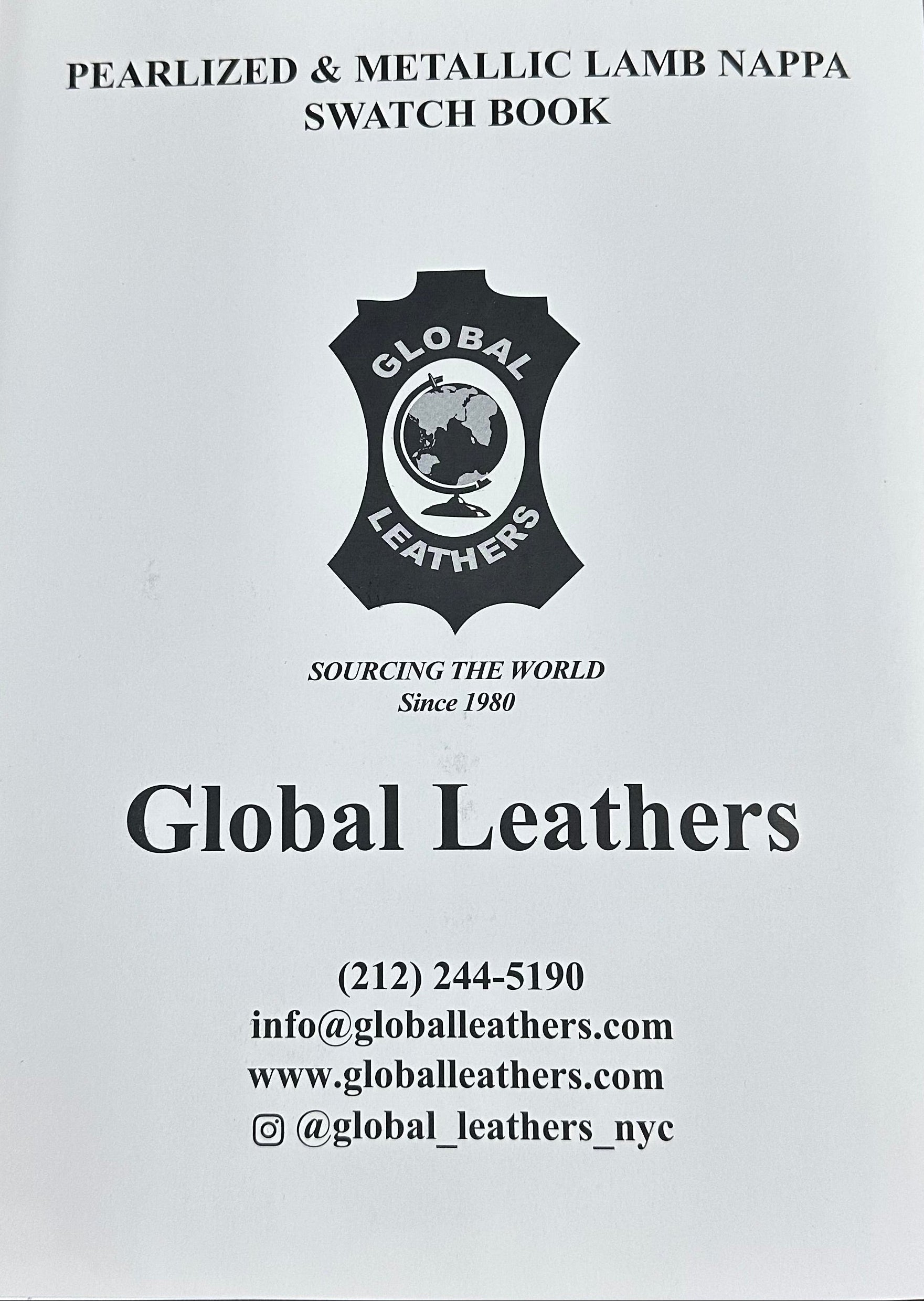 Pearlized & Metallic Lamb Nappa Swatch Book