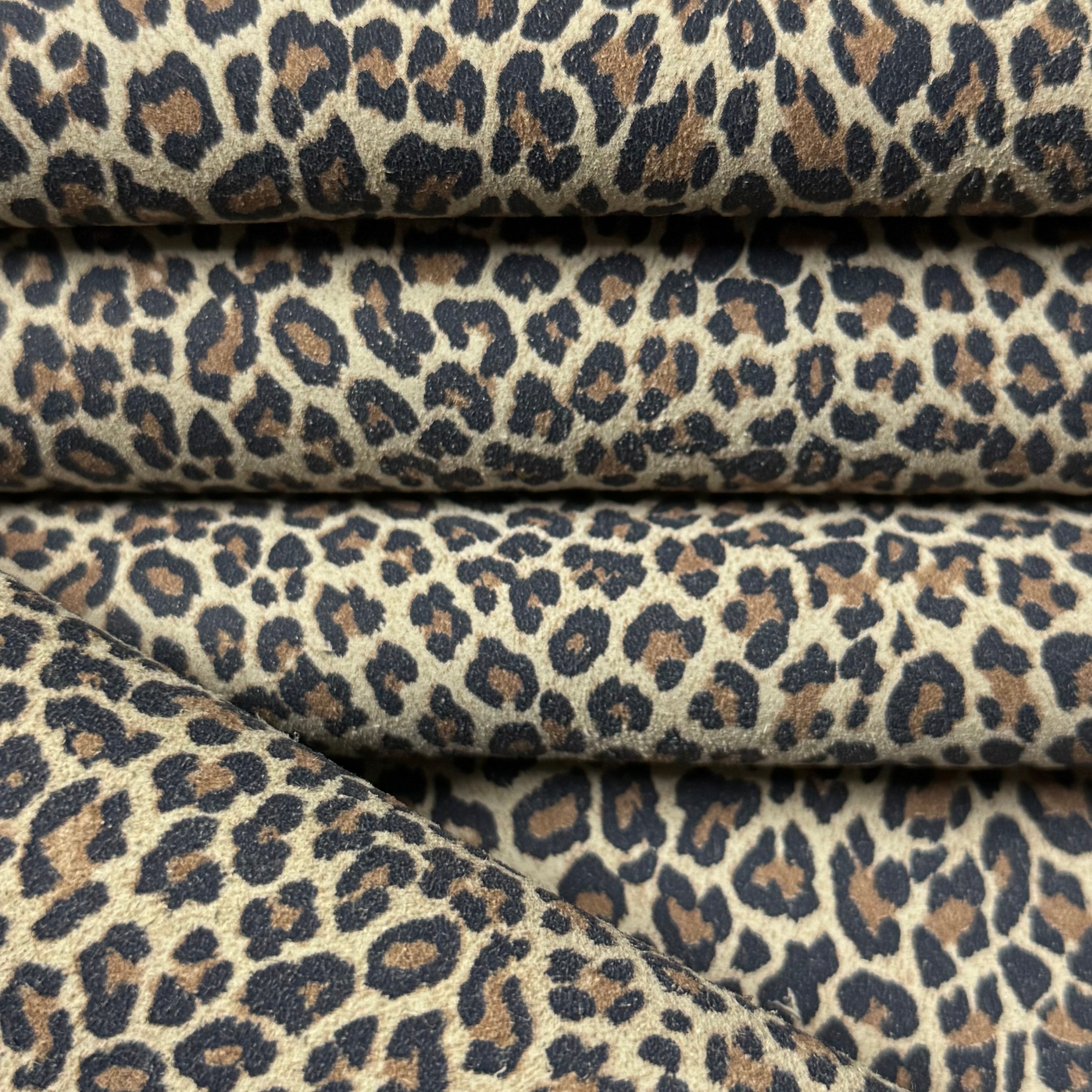 Leopard Print Calf Suede, 3 oz | 3 Colors