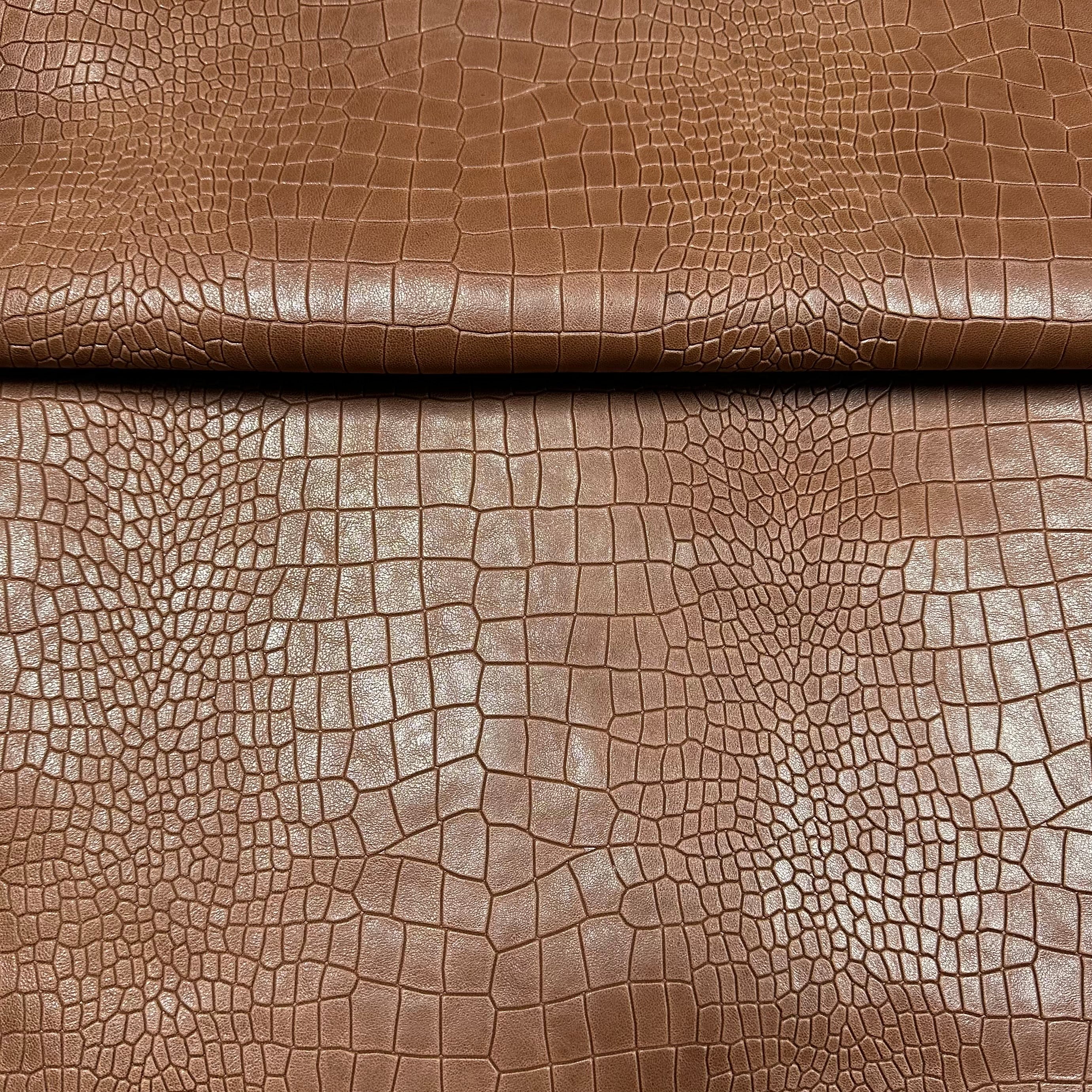 Alligator Embossed Veg Tan Lamb Nappa, 2.5 oz | 6 Colors