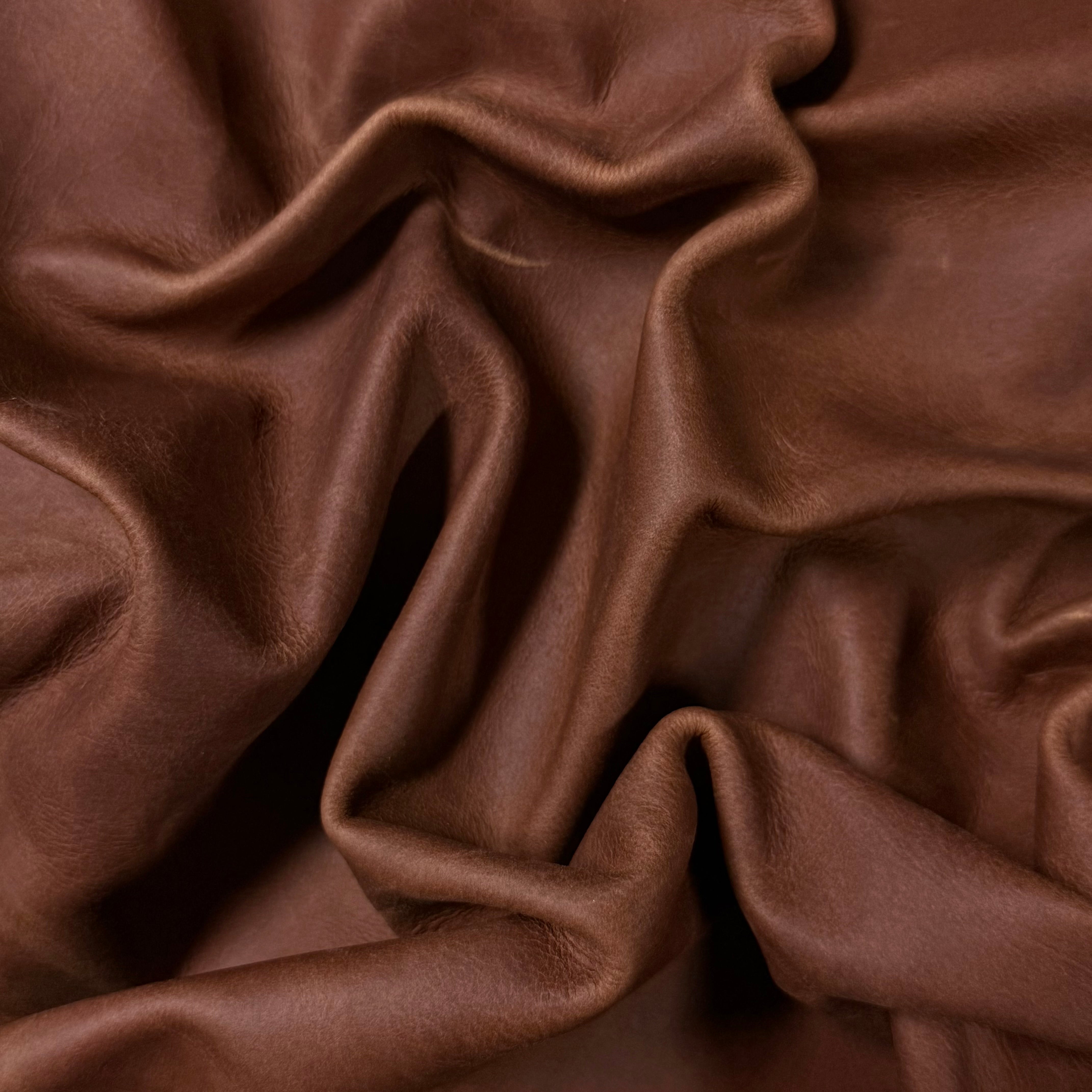 Italian Garment Weight Oiled Buffed Cowhide, 2 oz - 3 Colors