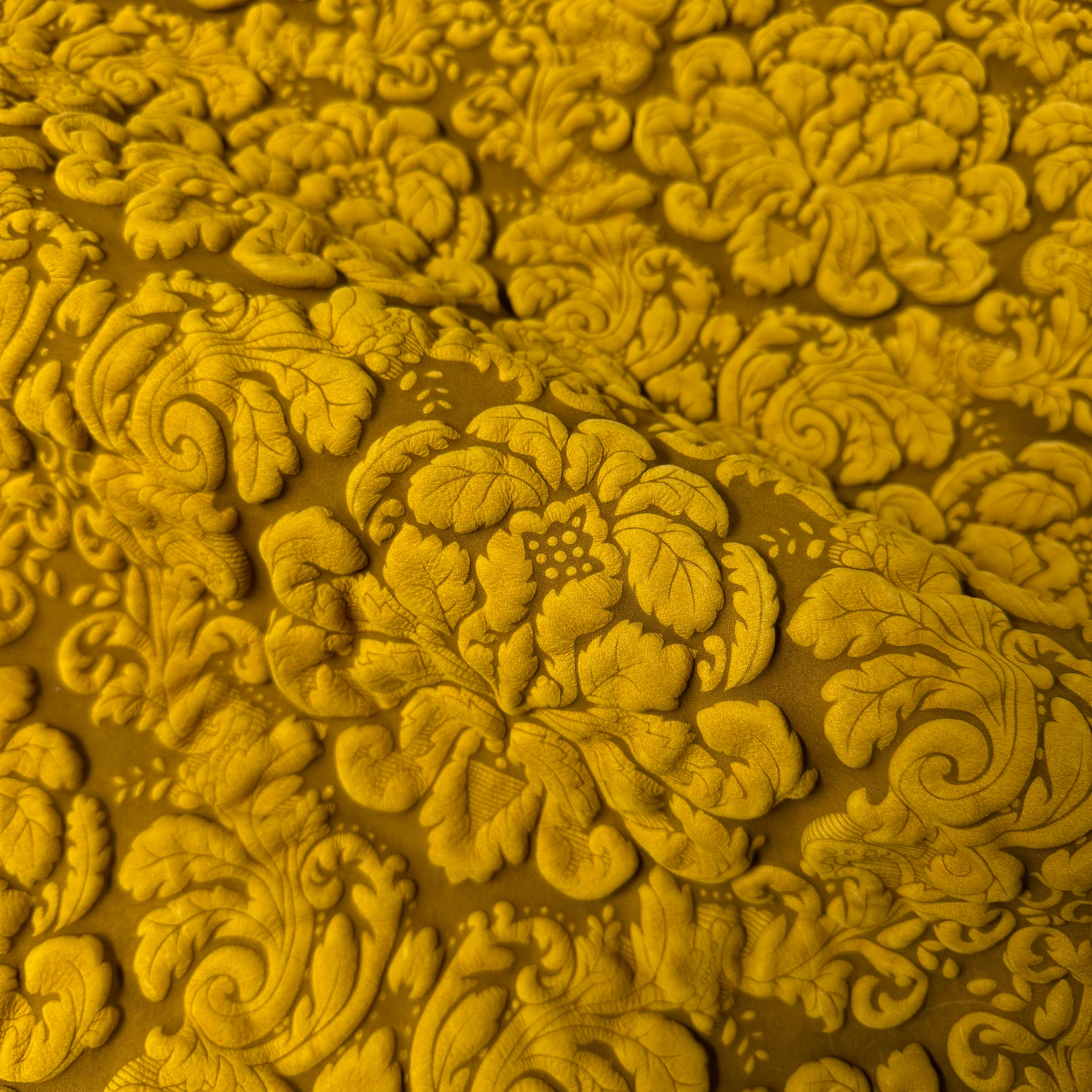 Italian Renaissance Floral Debossed Cow, 2.5 oz - 3 Colors