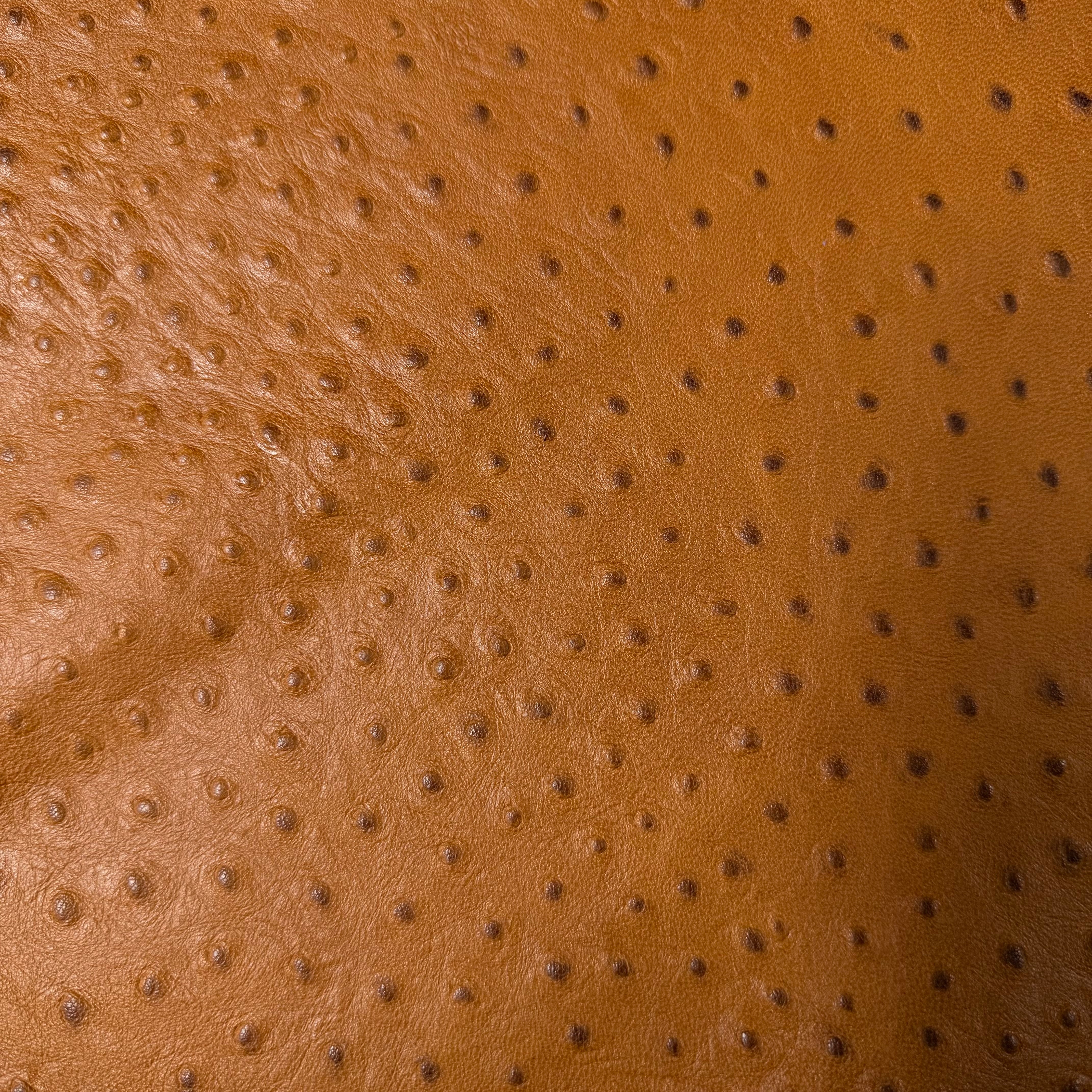 Ostrich Quill Embossed Veg Tan Lamb Nappa, 2-3 oz | 4 Colors