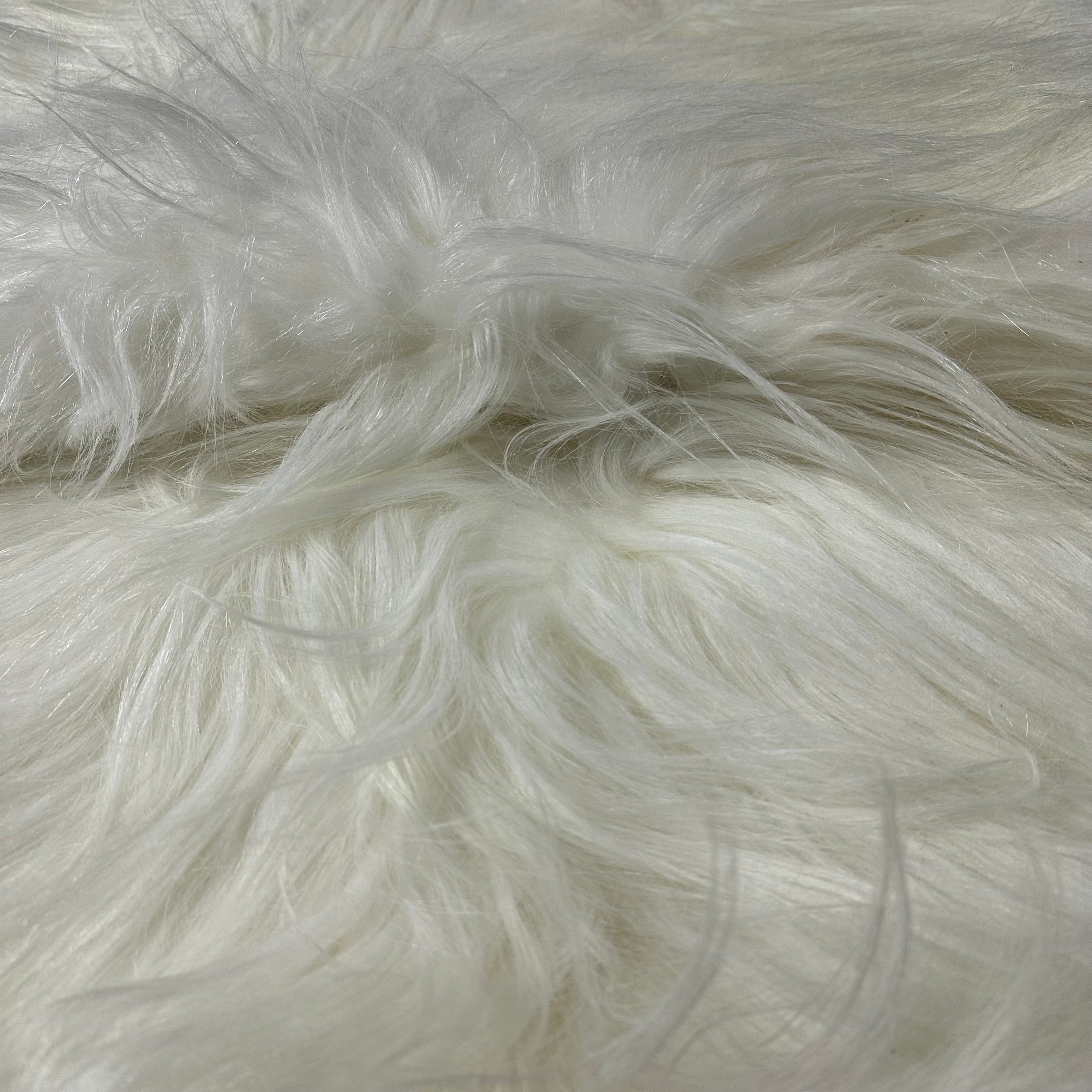 Straight Long Hair Goat Fur Plate | 2 Colors