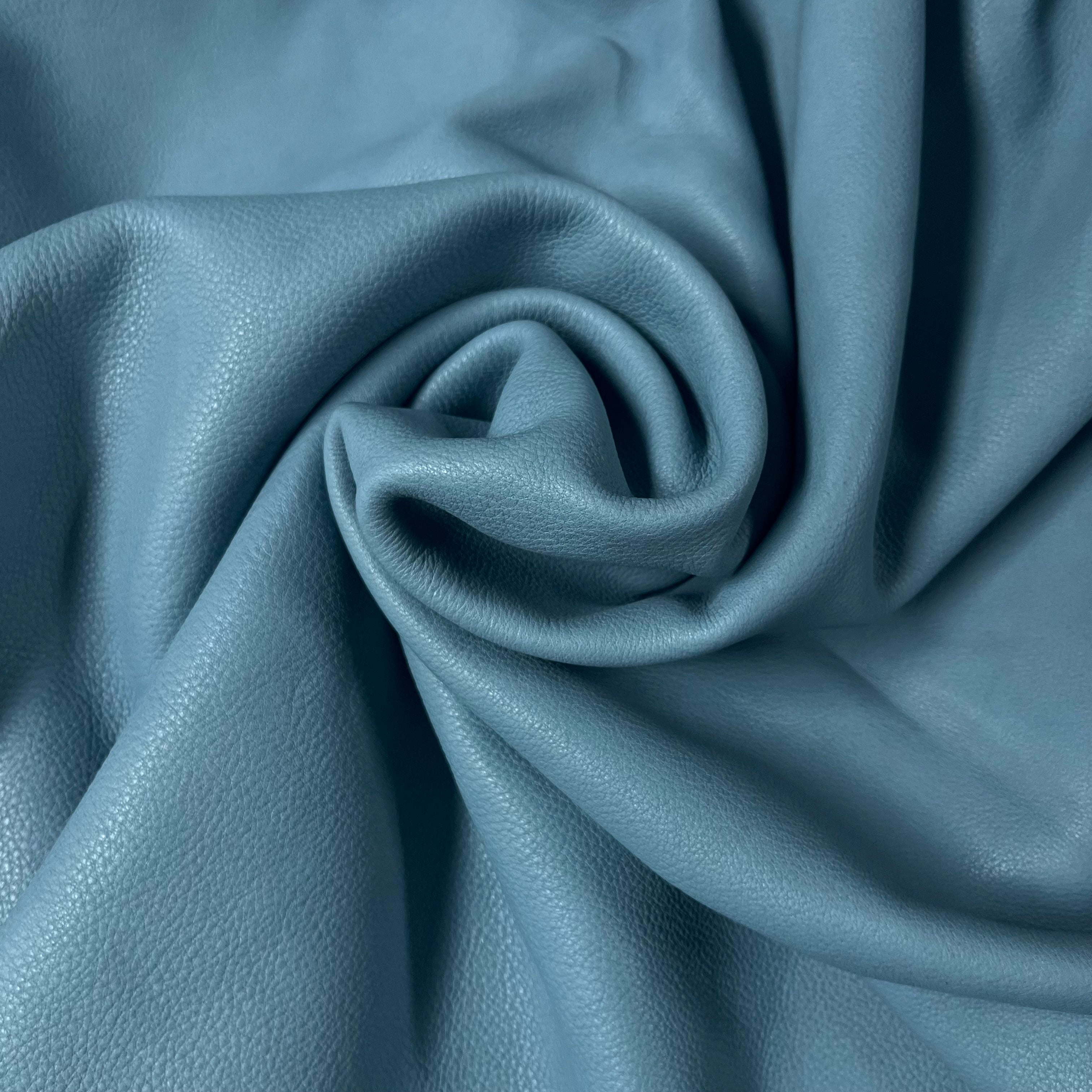 Veg Line - Soft Veg-Tan Cowhide, Slate Blue