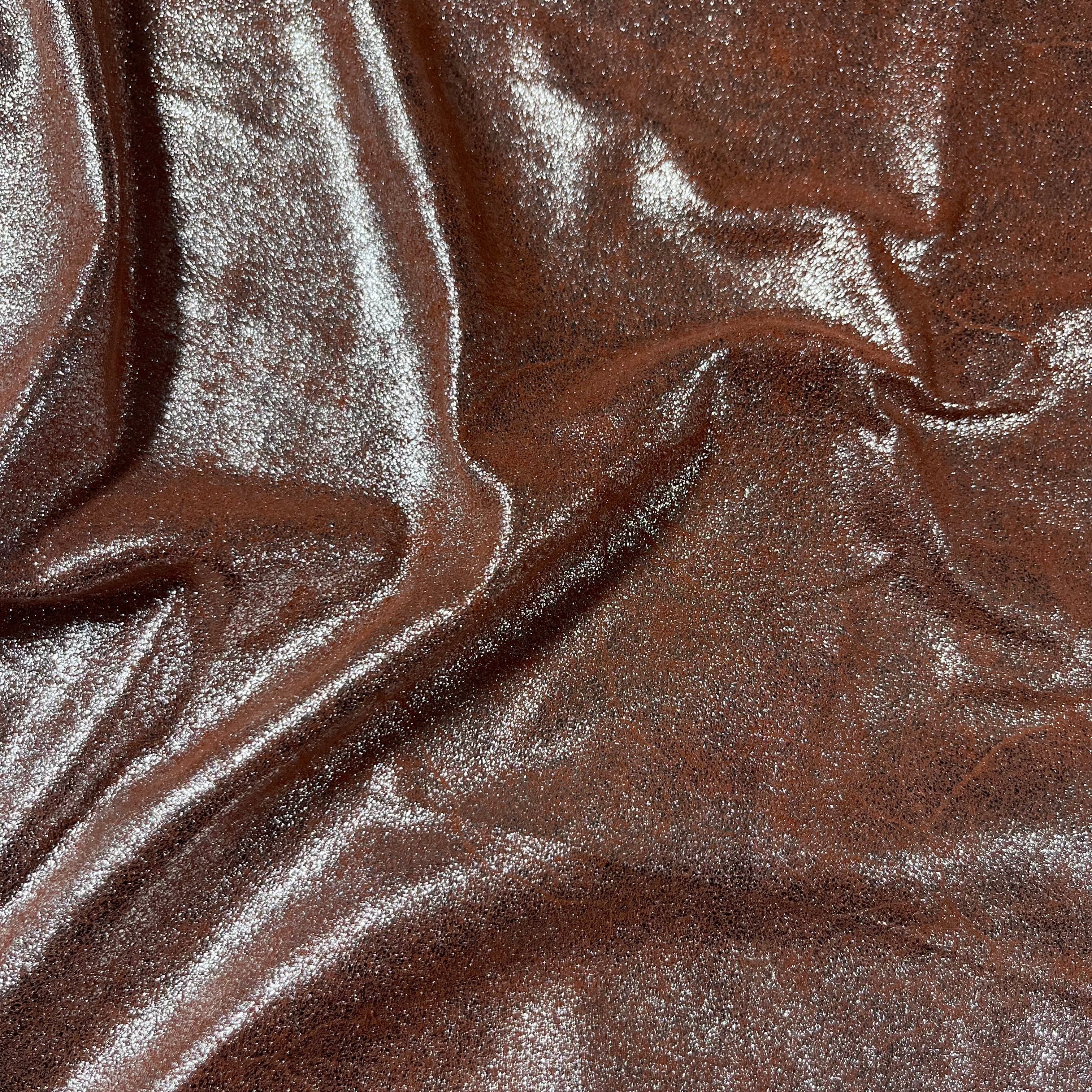 glitter goat suede coral