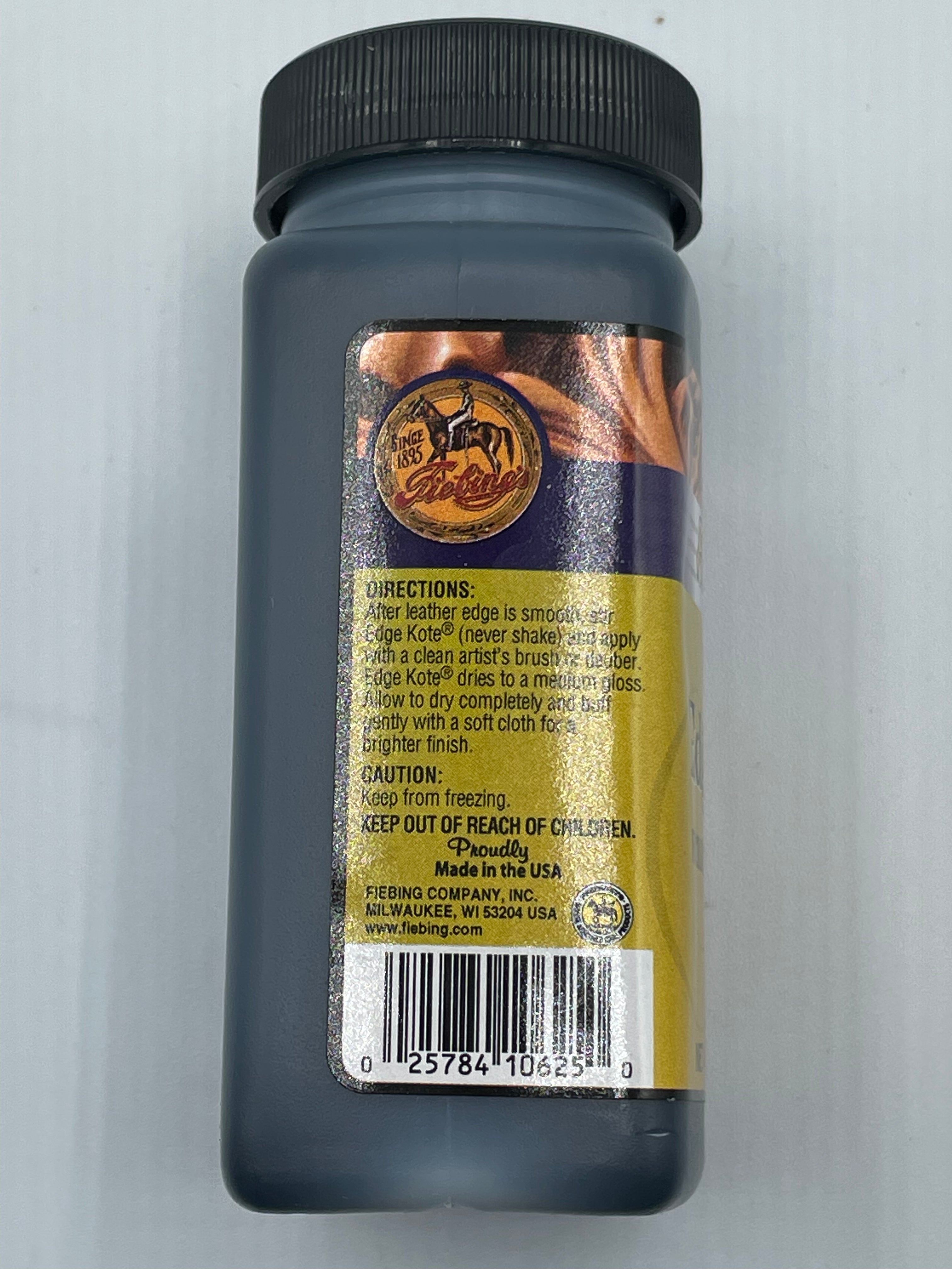 Fiebing's Edge Kote, Black - 4 oz