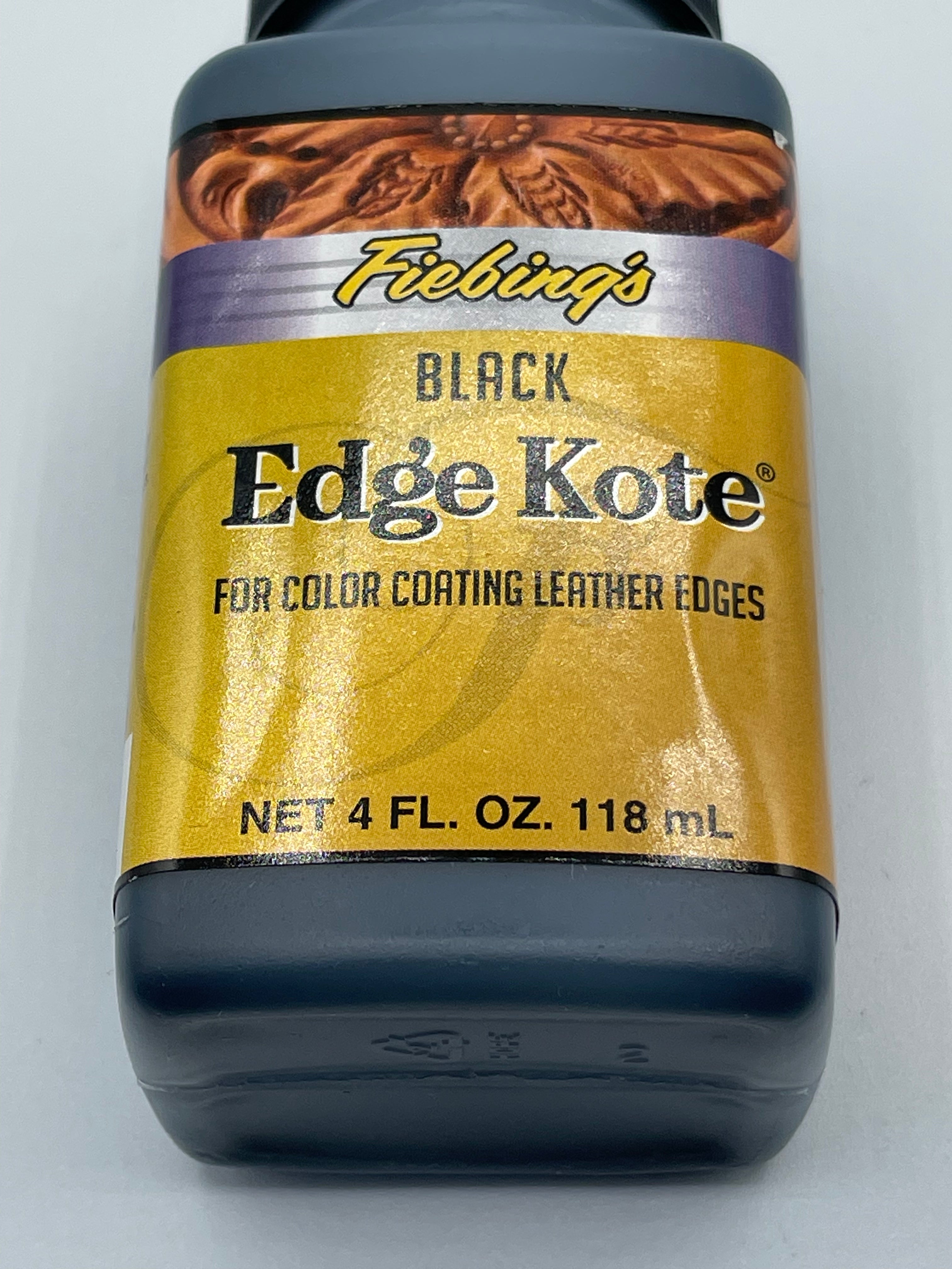 Fiebing's Edge Kote, Black - 4 oz