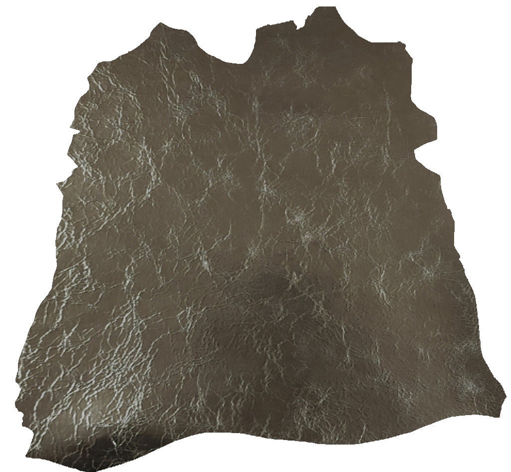 DISTRESSED METALLIC GOAT KID SKIN Leather Skins