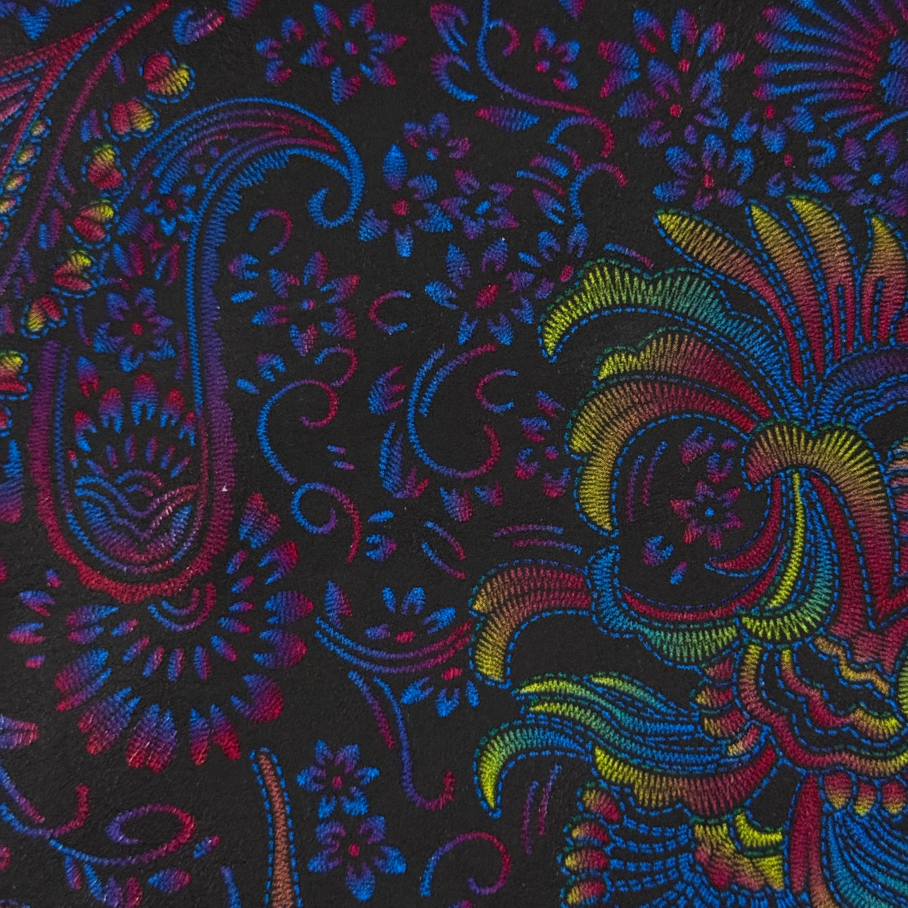 Floral Jacquard Nubuck Cow, 3 oz - 4 Colors