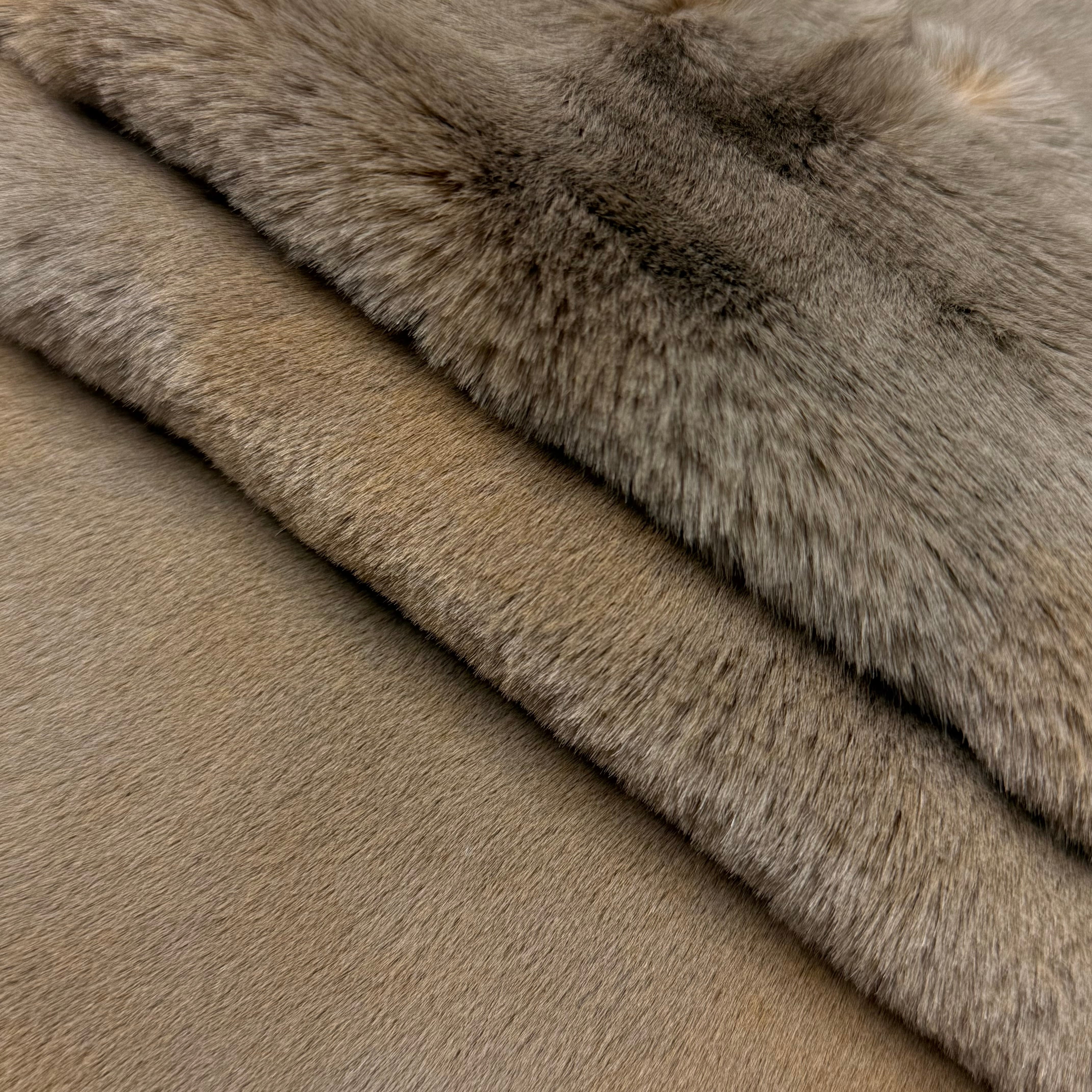 Natural Hair-On Kangaroo, Suede Back | Reversible