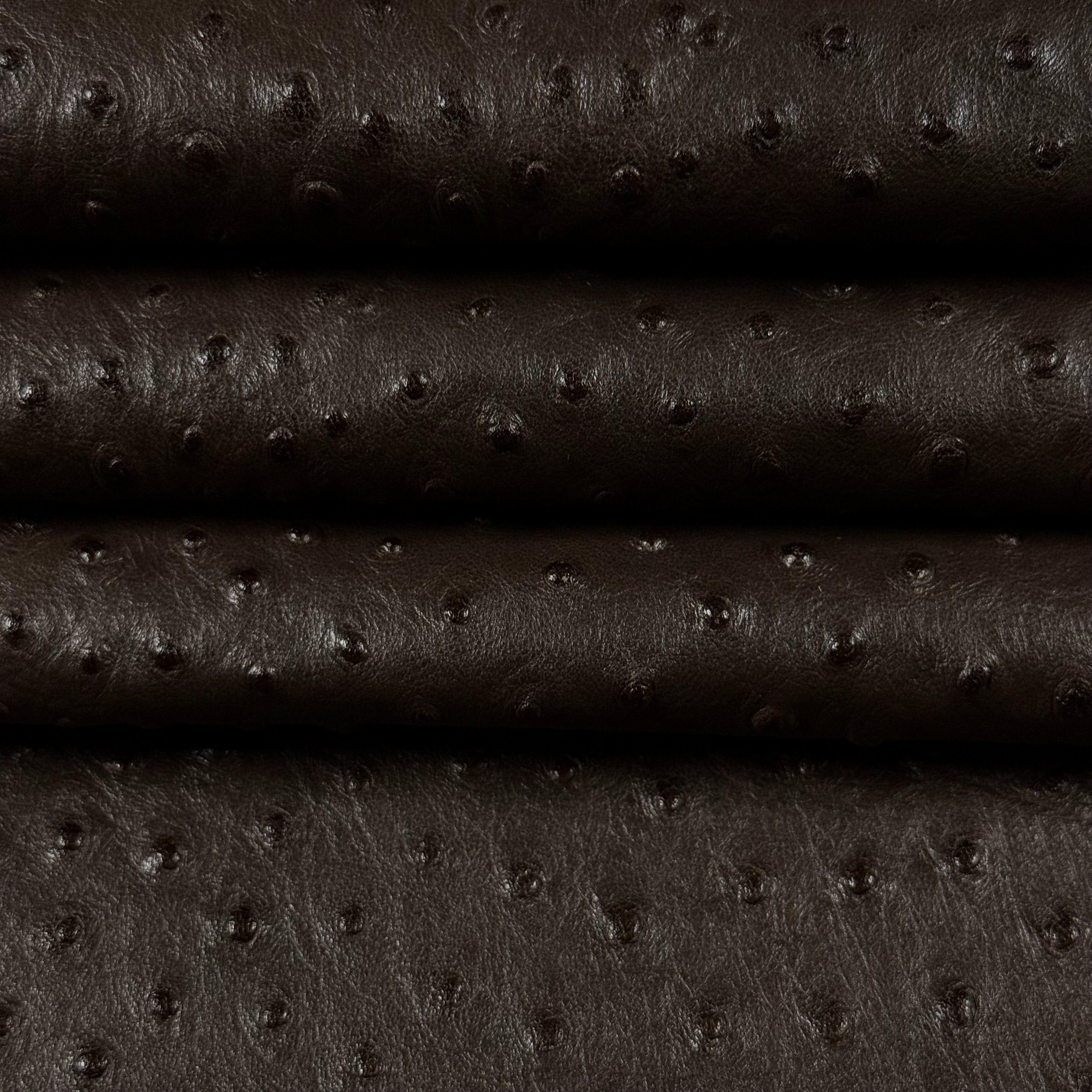 Ostrich Quill Embossed Veg Tan Lamb Nappa, 2-3 oz | 4 Colors